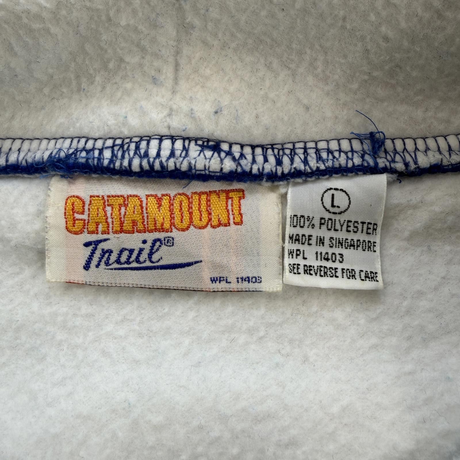 Fieldmaster Vintage 90s Catamount Trail Fleece Pullover L Blue Jacket Size US L / EU 52-54 / 3 - 3 Thumbnail