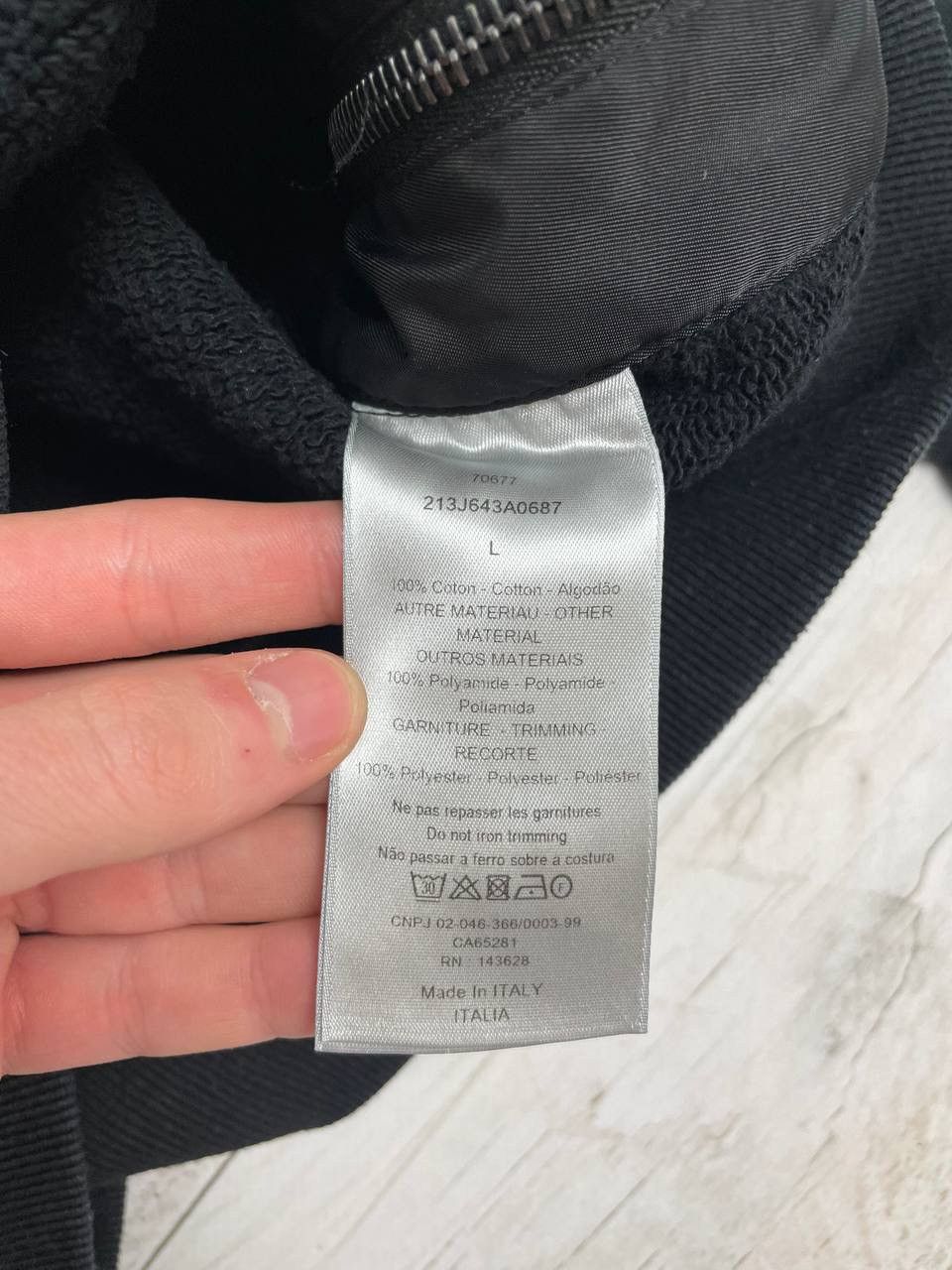 Dior Dior x Sacai Crossover FW21 Sweatshirt Size US L / EU 52-54 / 3 - 12 Thumbnail