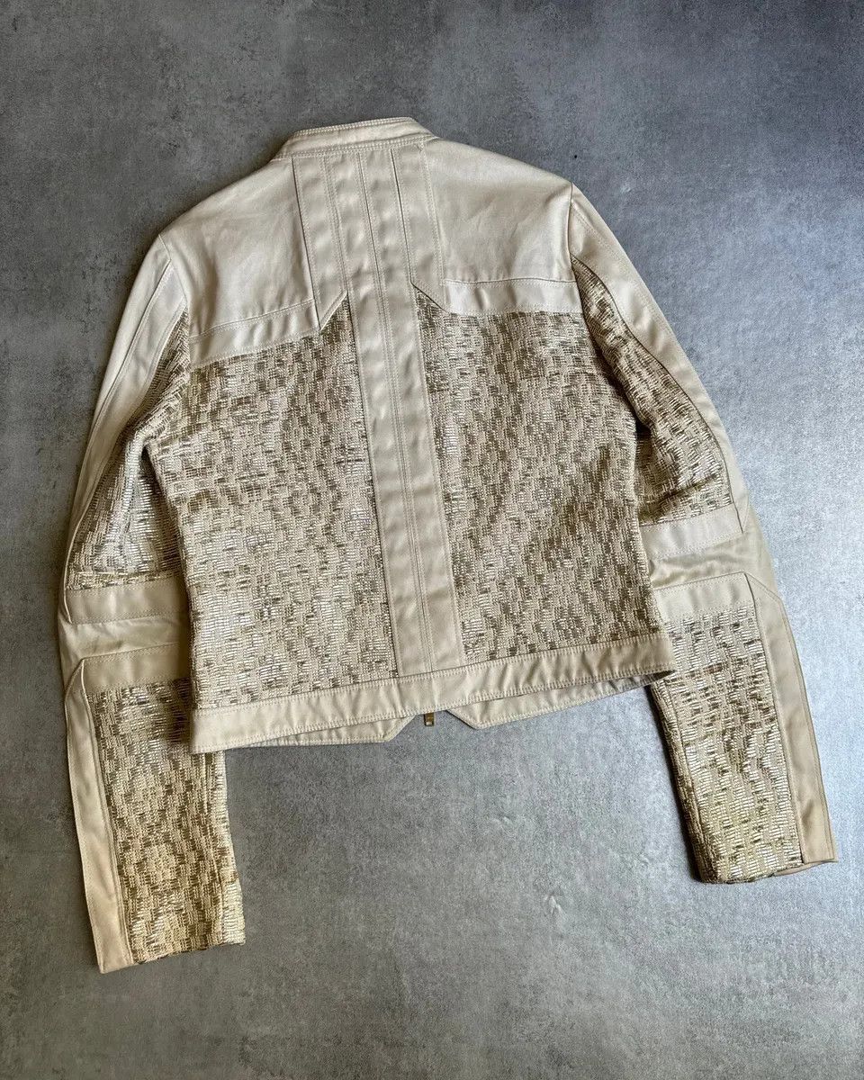Gucci SS2004 Gucci by Tom Ford Beige Nude Gabardine Jacket Size M / US 6-8 / IT 42-44 - 5 Thumbnail