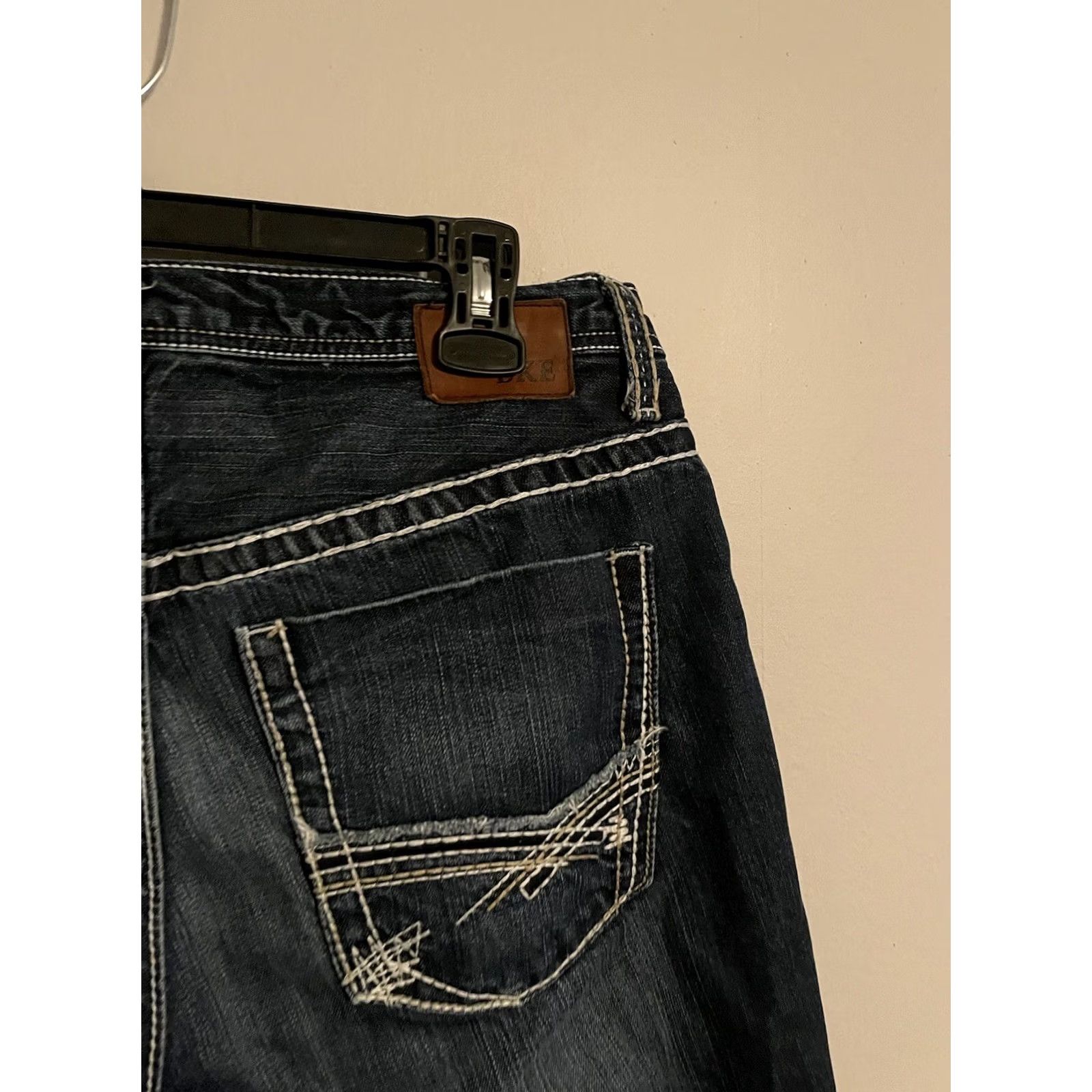 BKE BKE Derek Bootcut Jeans Men's 33x29 Denim Cotton Buckle BMX0128 ABM12008 32R Size US 32 / EU 48 - 4 Thumbnail
