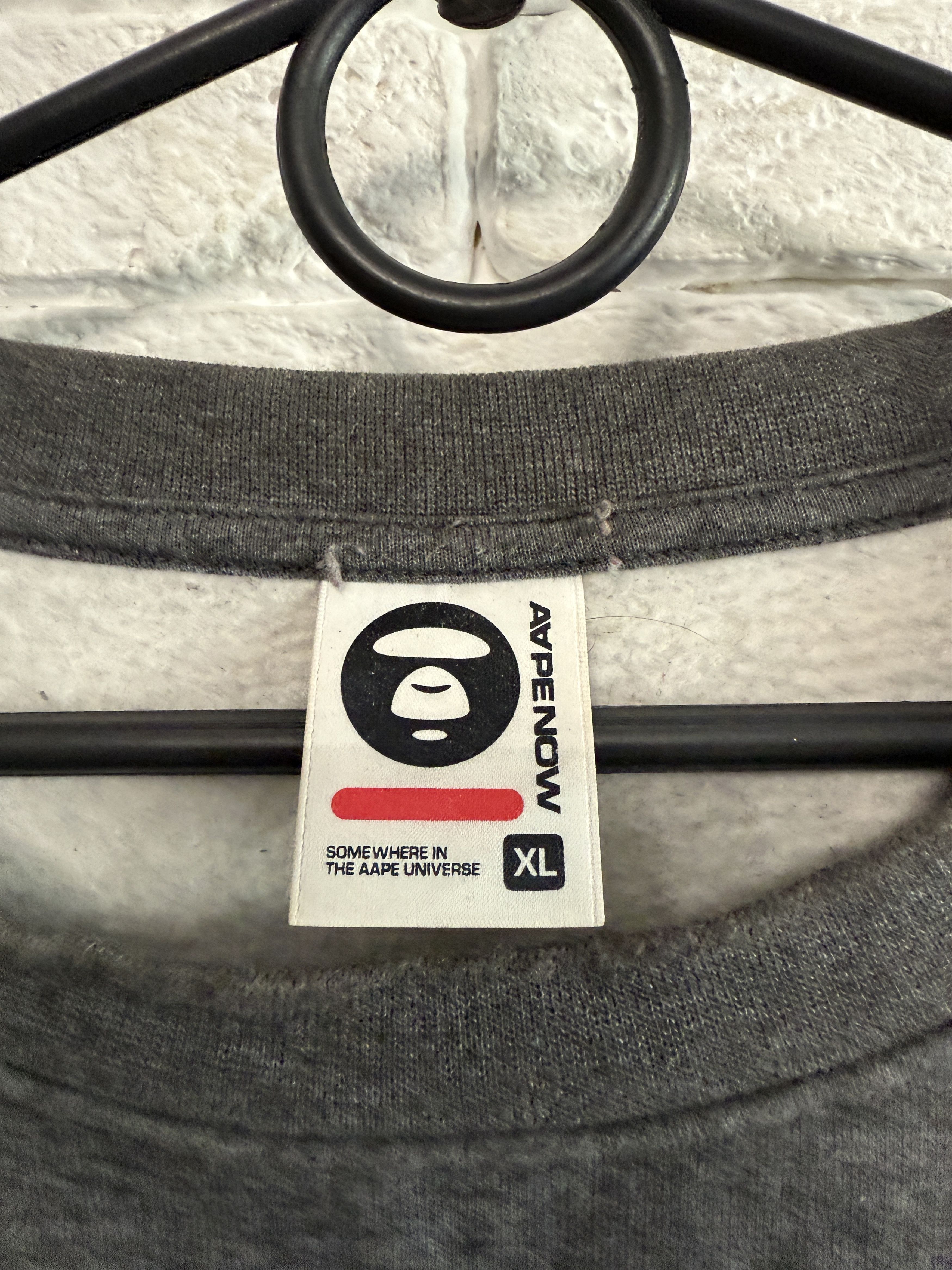 Aape Sweatshirt AApe Universe Big Logo Sz XL Size US XL / EU 56 / 4 - 4 Thumbnail