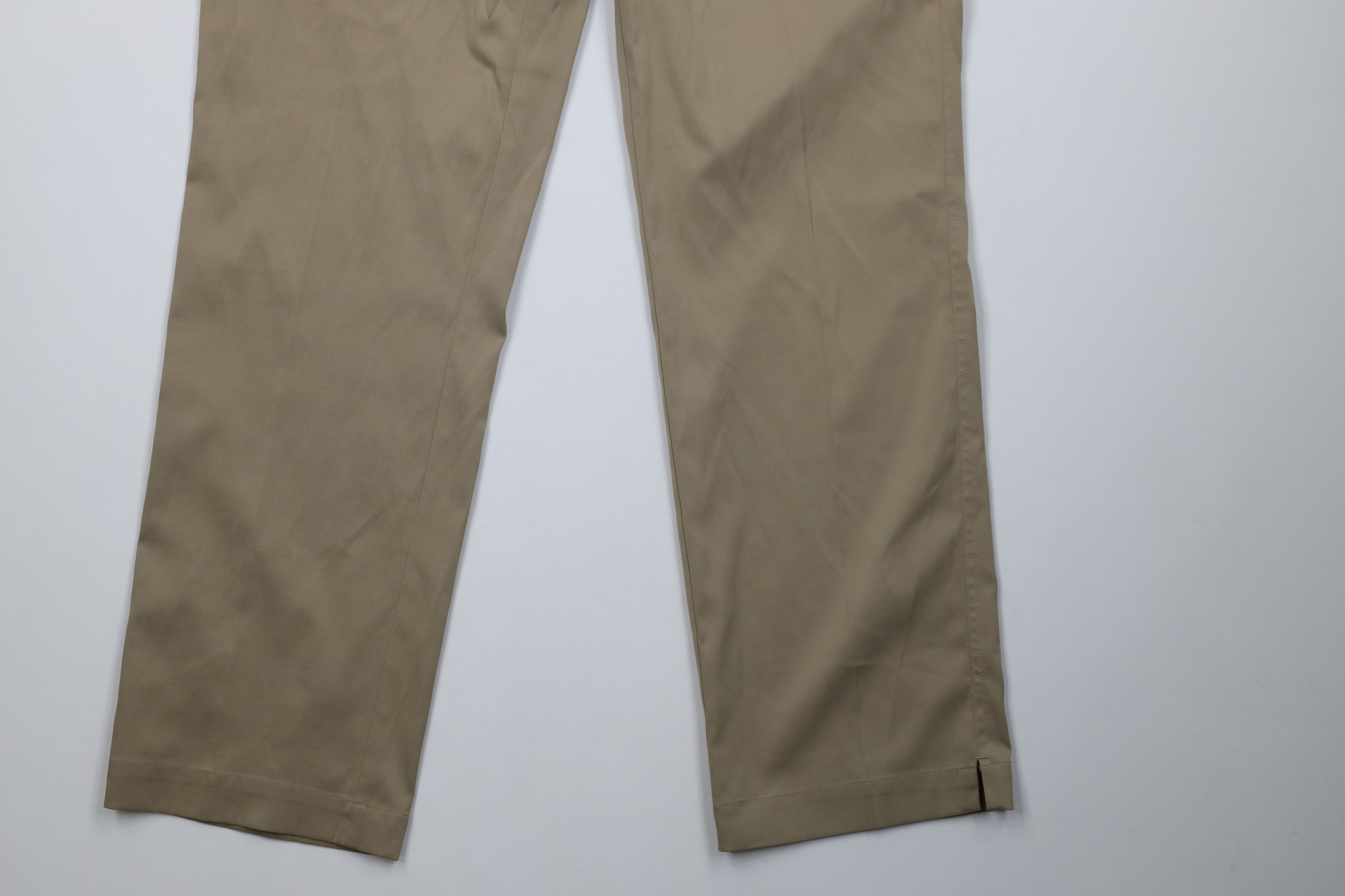 Nike Nike Golf Tech Knit Wide Leg Golfing Chino Pants Beige Size US 35 - 4 Thumbnail