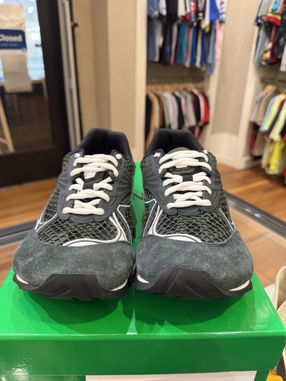 Bottega Veneta Bottega Veneta Orbit Sneaker -Suede Dark Green Size US 8 / EU 41 - 5 Thumbnail