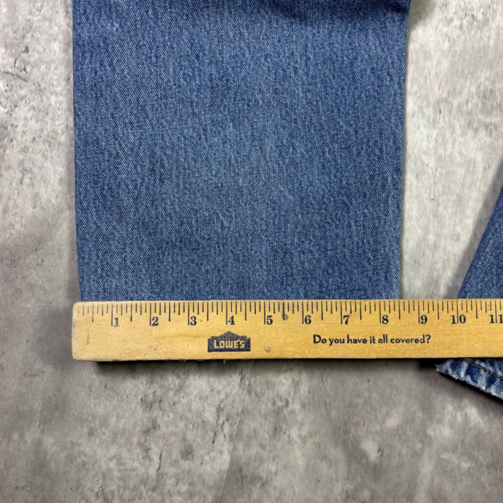Denime VINTAGE Levi Strauss 505 Jeans Mens 34x28 Light Wash Denim Pants Straight Leg 5-Pocket Signature by Levi Strauss & Co. Mens Size US 34 / EU 50 - 4 Thumbnail