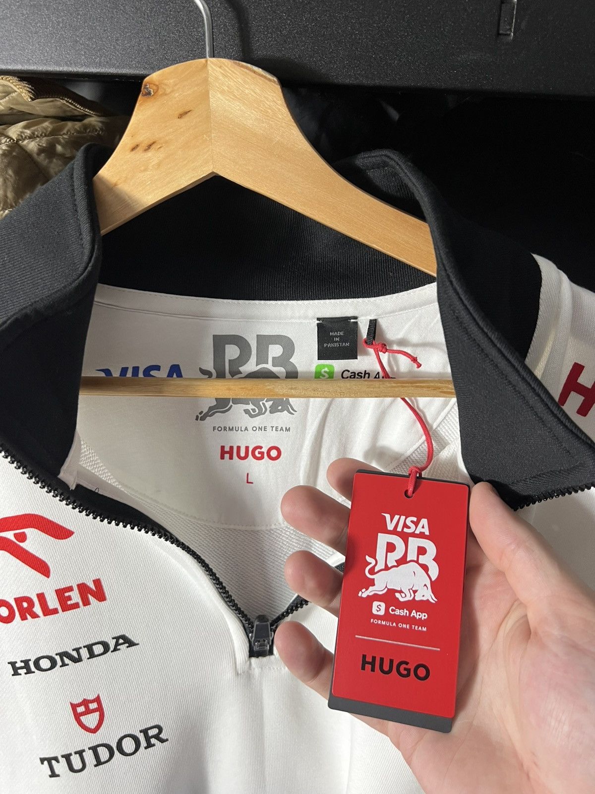 Hugo 🔥 HUGO Red Bull Racing F1 2024 1/4 Zip Sweatshirt Visa Cash Size US M / EU 48-50 / 2 - 17 Thumbnail
