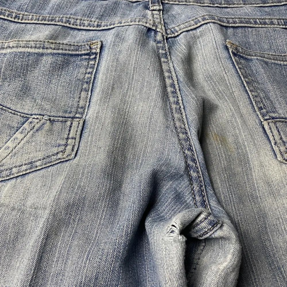 Vintage 2000's Fif Flared Seawash Baggy Jeans Size US 28 / EU 44 - 10 Thumbnail