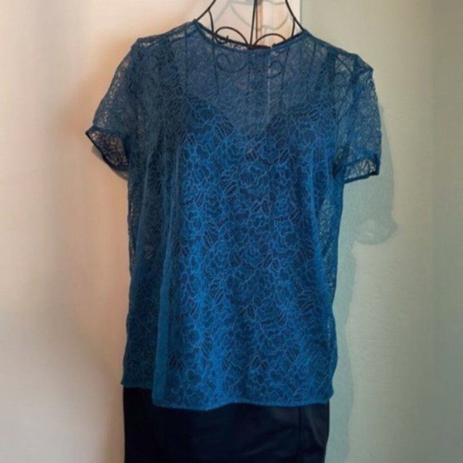 La Perla La Perla lace shirt Jade M Size M / US 6-8 / IT 42-44 - 6 Thumbnail