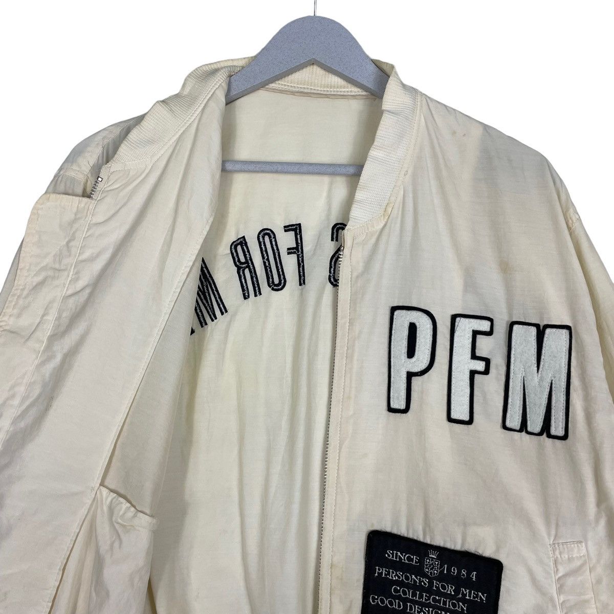 Japanese Brand × PERSON'S 💥PERSONS FOR MEN RIOT BOMBER FLIGHT JACKET Size US L / EU 52-54 / 3 - 9 Thumbnail