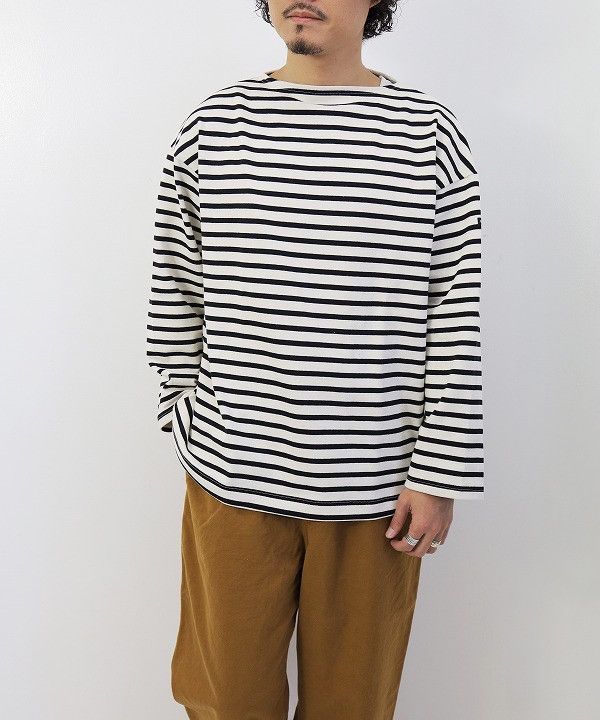 Saint James Breton Stripe LS Tee (Ouessant Loose) Size US M / EU 48-50 / 2 - 6 Thumbnail
