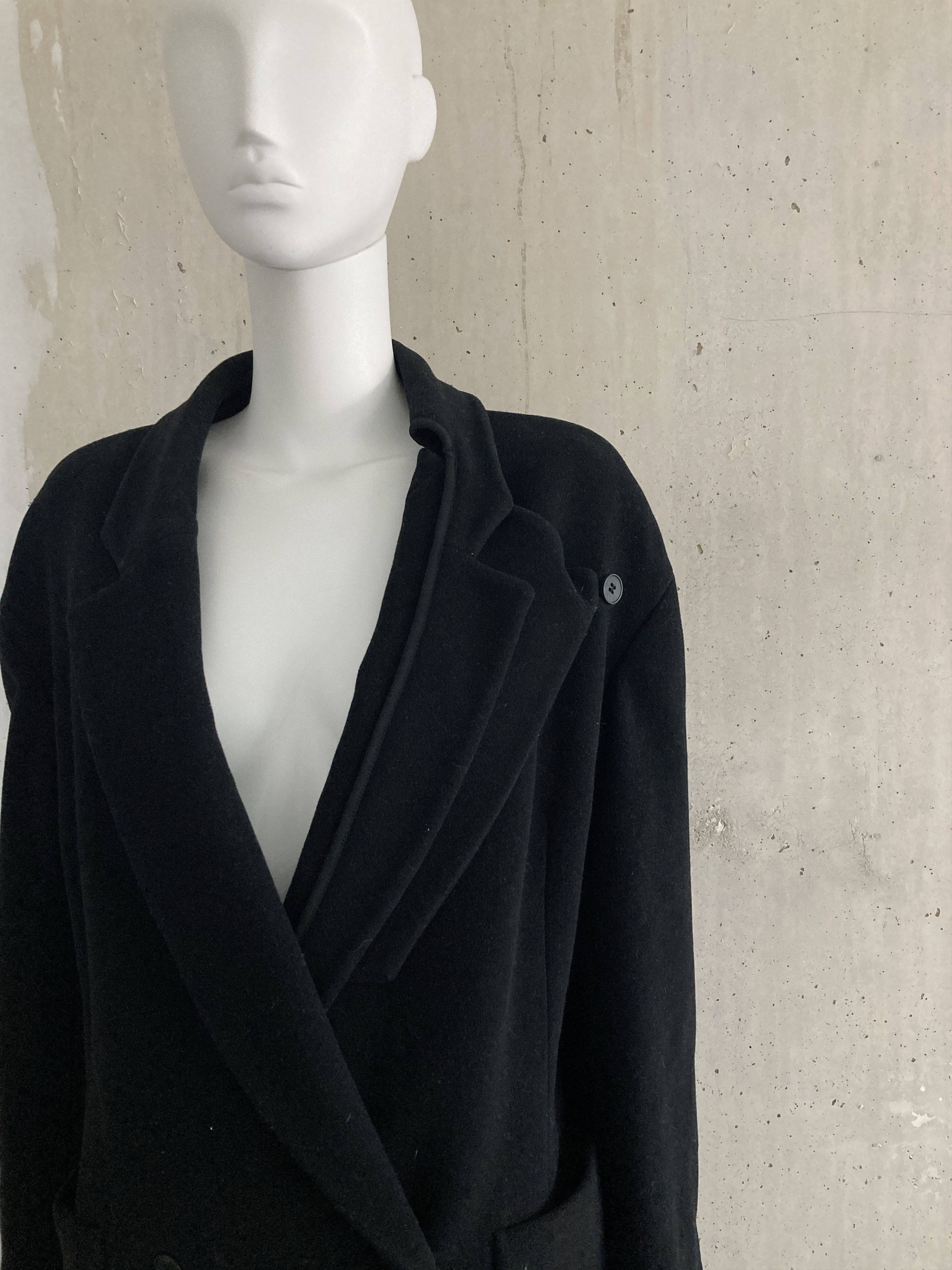 Hussein Chalayan Early 2000's Deconstructed Wool Coat Size M / US 6-8 / IT 42-44 - 4 Thumbnail