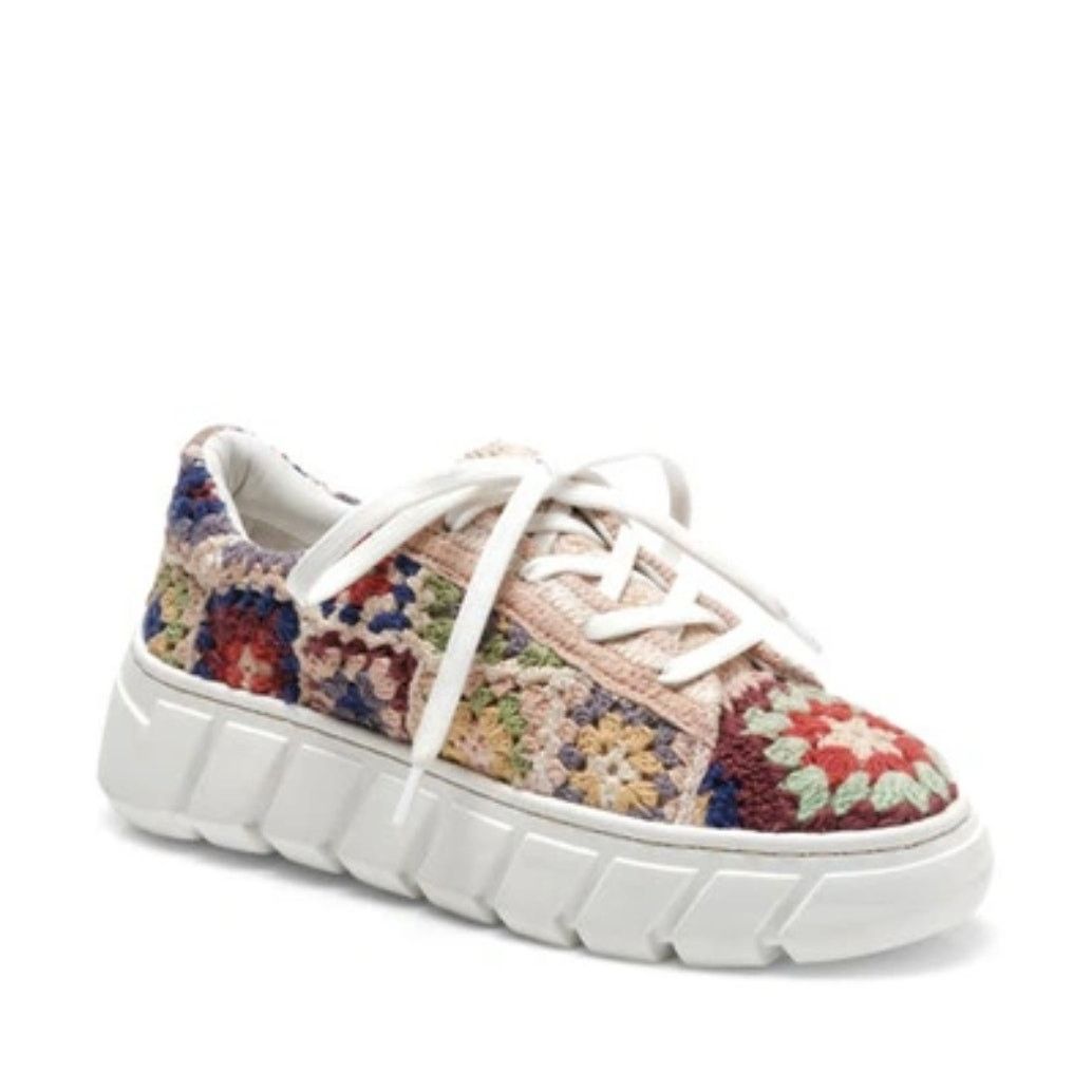 Free People Crochet Platform Sneaker Size 36