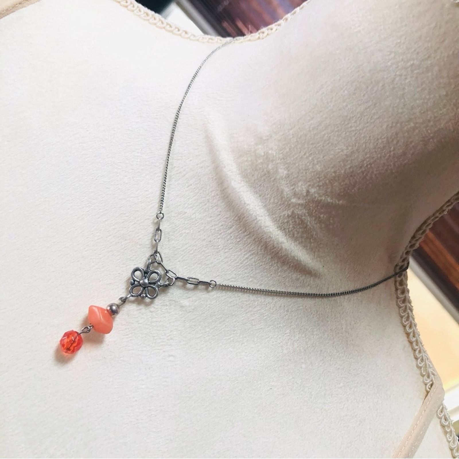 Other Wallflower stone drop pendant on chain necklace Size ONE SIZE - 1 Thumbnail