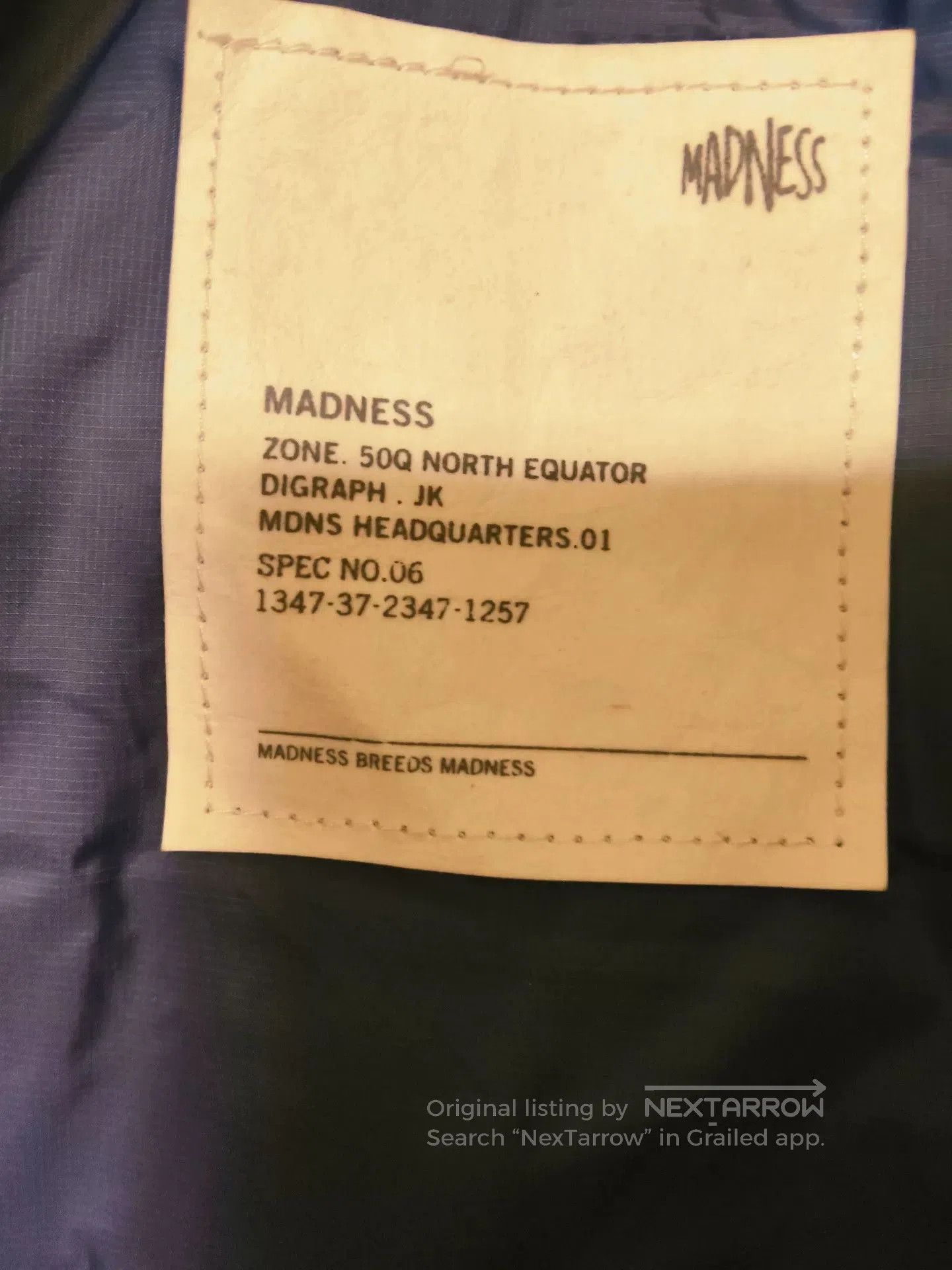 Madness MADNESS 25FW MIL. Size US XL / EU 56 / 4 - 4 Thumbnail