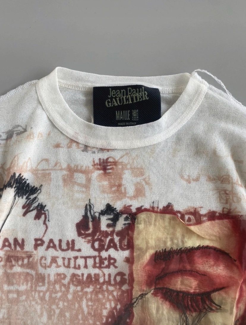 Jean Paul Gaultier SS02 Jean Paul Gaultier eye patchwork top Size US S / EU 44-46 / 1 - 3 Thumbnail