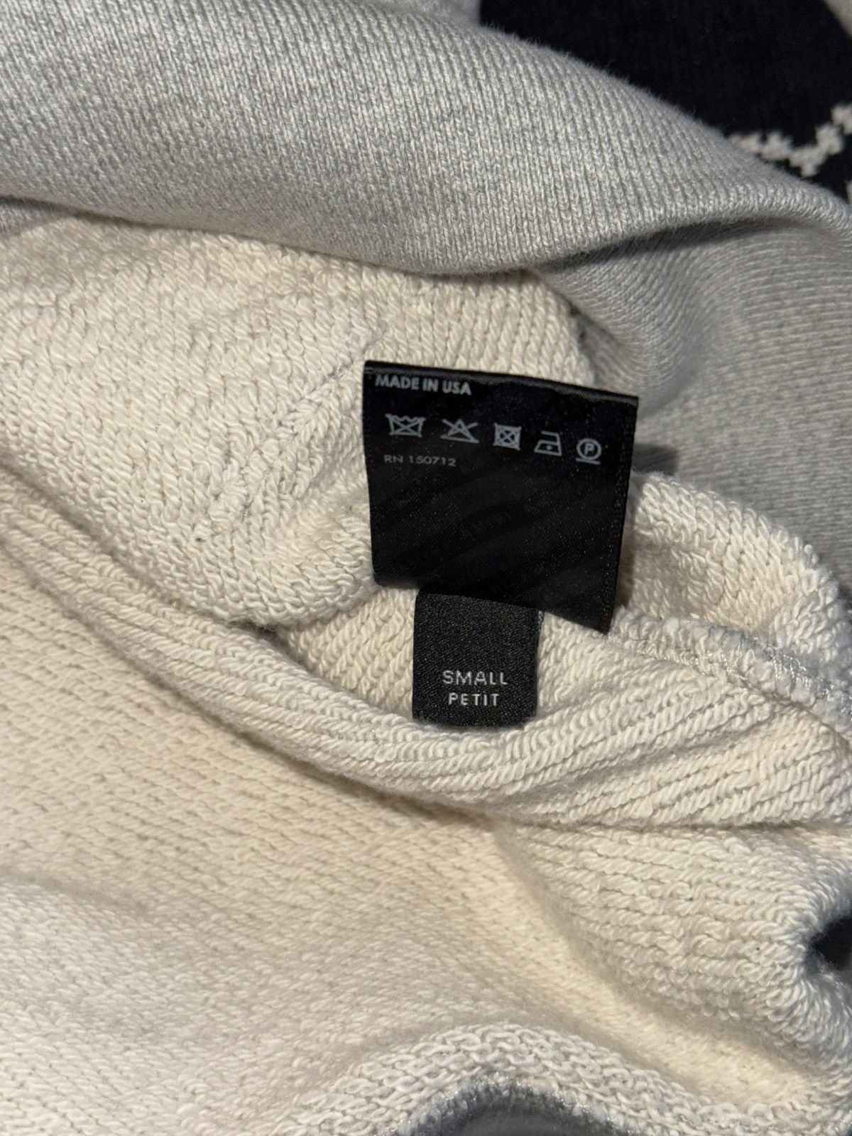 Amiri AMIRI STAGGERED LOGO GREY HOODIE Size US S / EU 44-46 / 1 - 18 Thumbnail