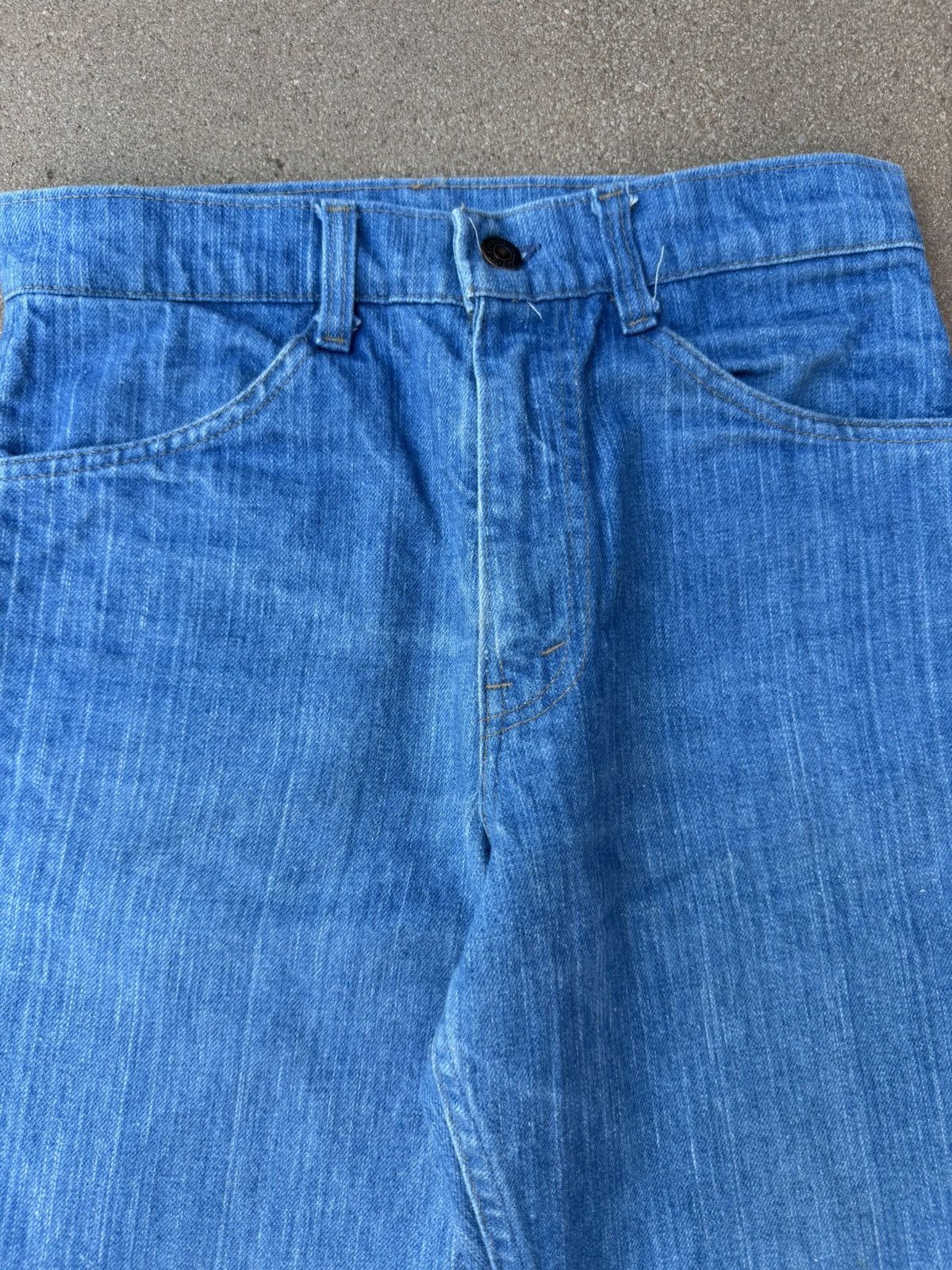 Levi's Vtg 70’s Levi’s 646 Orange Tab Bellbottom Flare Jeans 28x29 Size US 28 / EU 44 - 4 Thumbnail