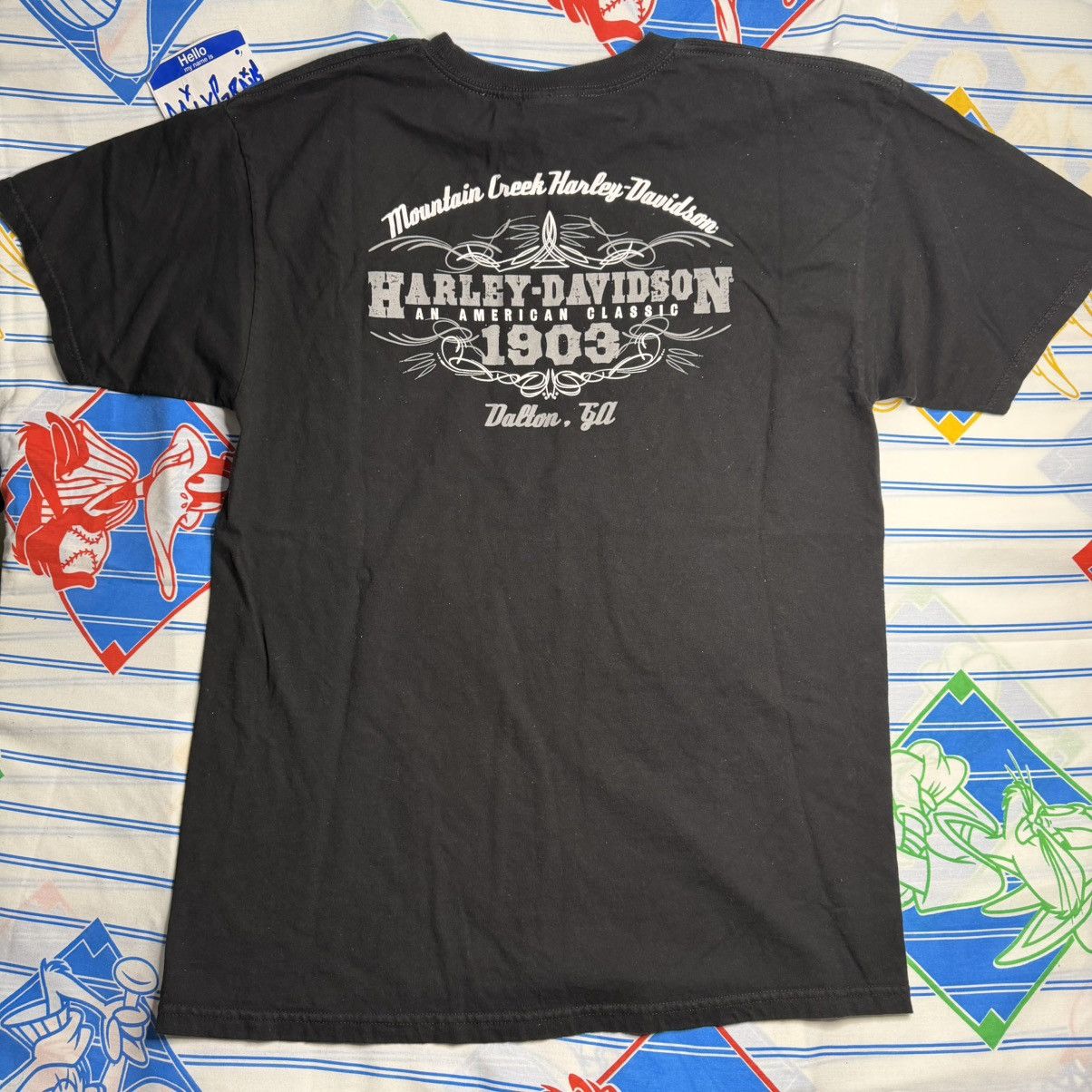 Harley Davidson Harley Davidson Black Onalaska Wisconsin Size US L / EU 52-54 / 3 - 4 Thumbnail