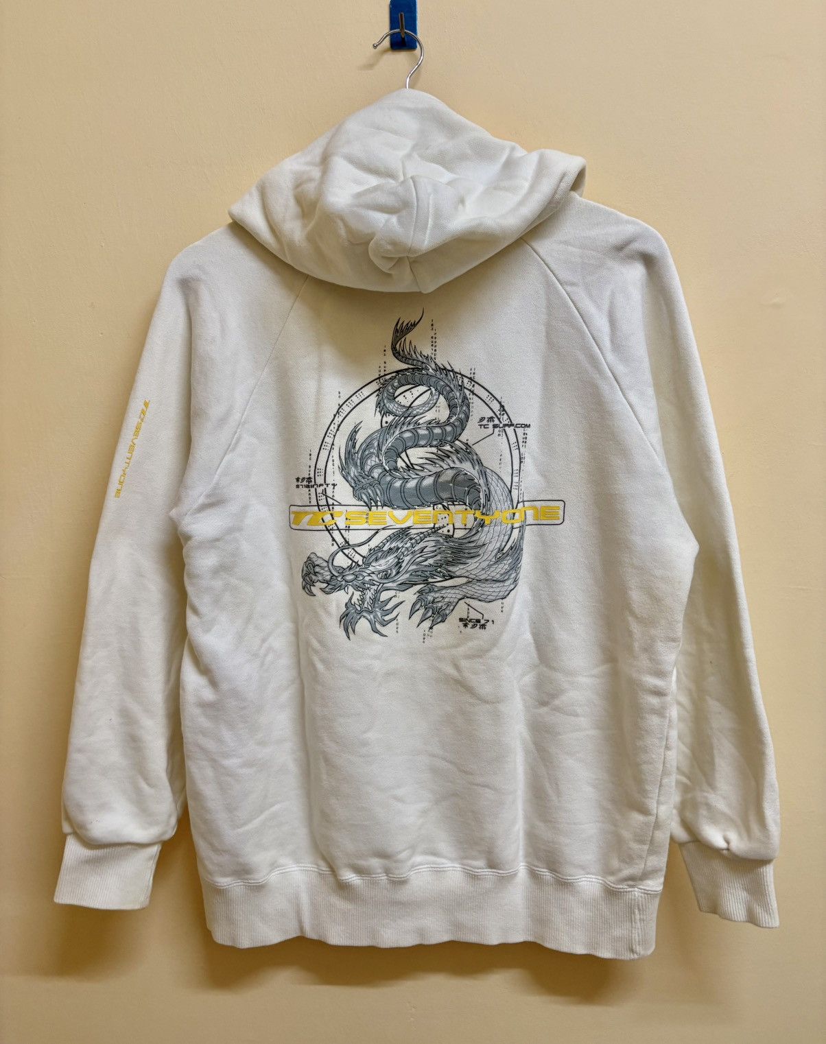 Vintage Rare Y2k T&C Surf Dragon Hoodie Skateboard