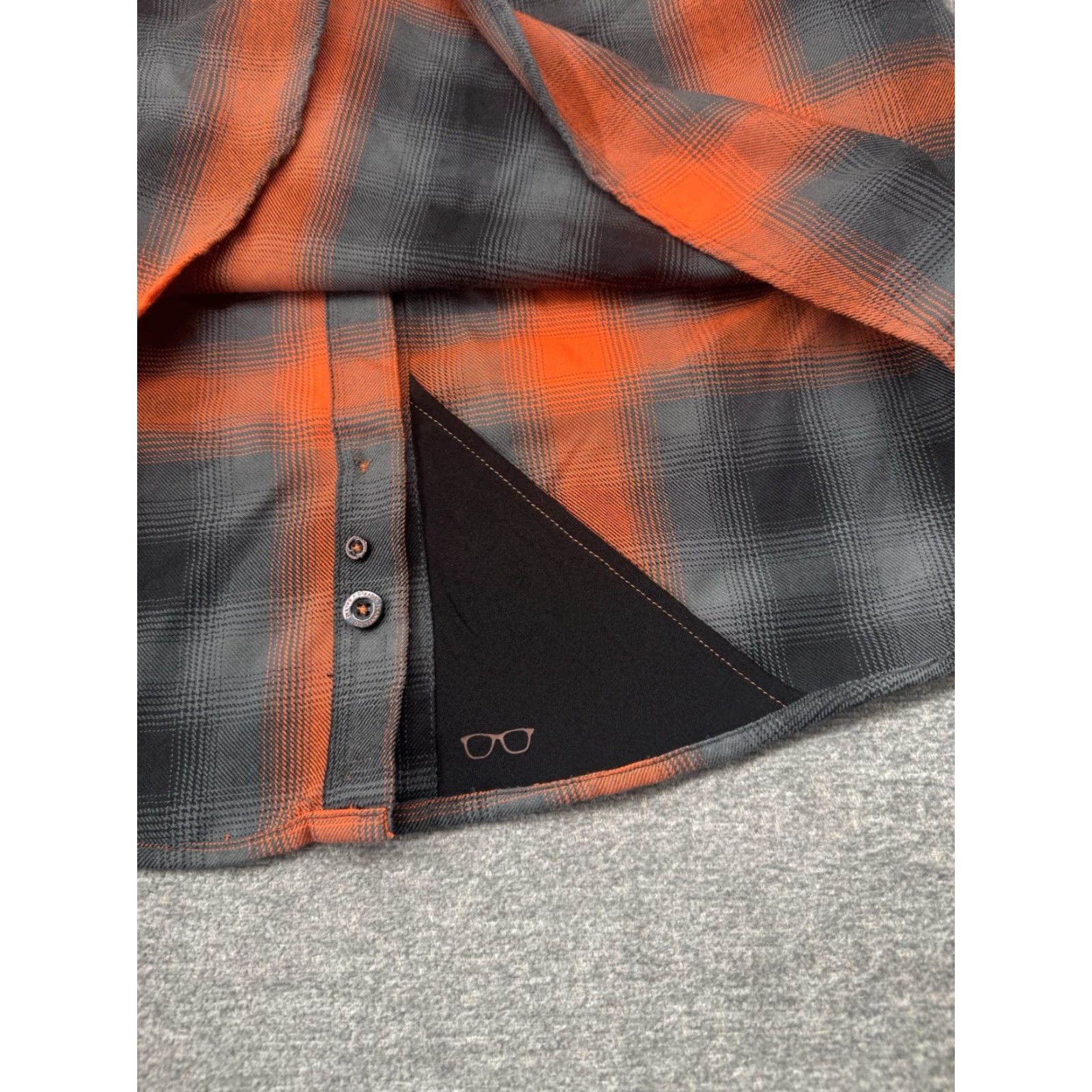Vintage Dixxon Flannel Company Salem 13 Flannel Shirt Womens XL Orange / Black Button-Up Plaid Long Sleeve Womens Pockets Casual Vintage: No Size XL / US 12-14 / IT 48-50 - 7 Thumbnail