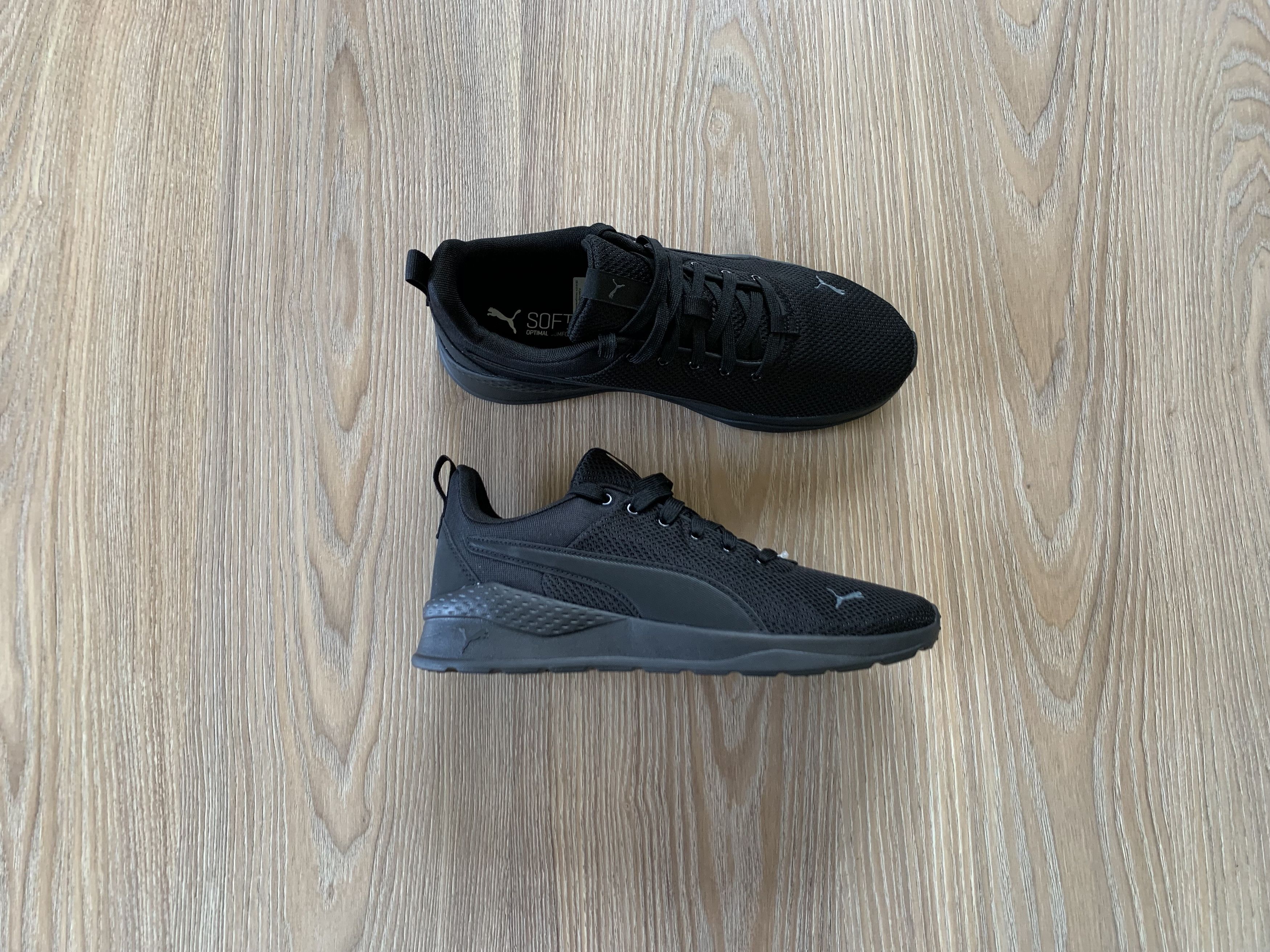 Puma Mens Puma Anzarun Lite Black Sneakers Size US 9 / EU 42 - 1 Thumbnail