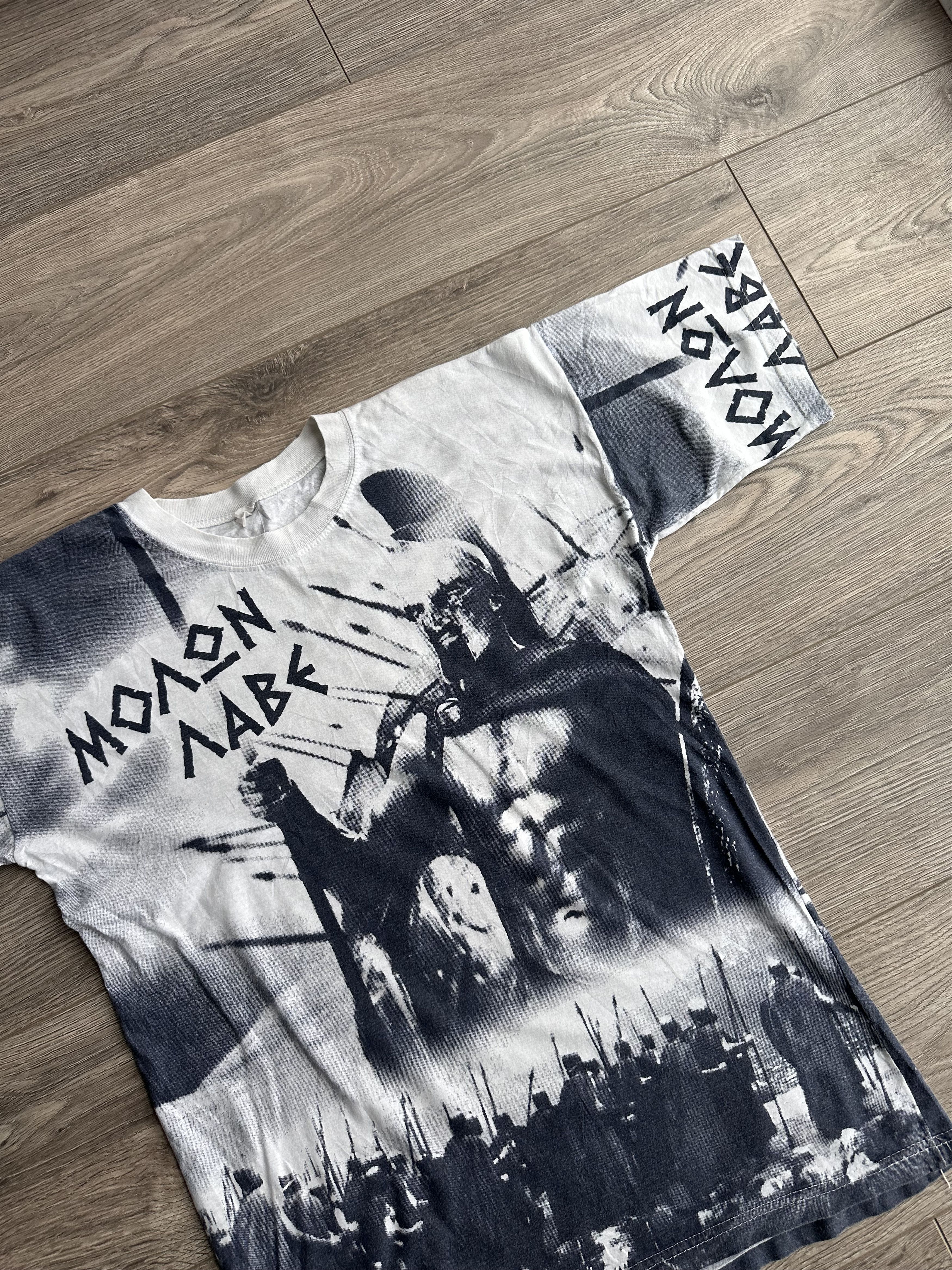 Vintage Greek mythology molon labe vintage t shirt Size US S / EU 44-46 / 1 - 3 Thumbnail