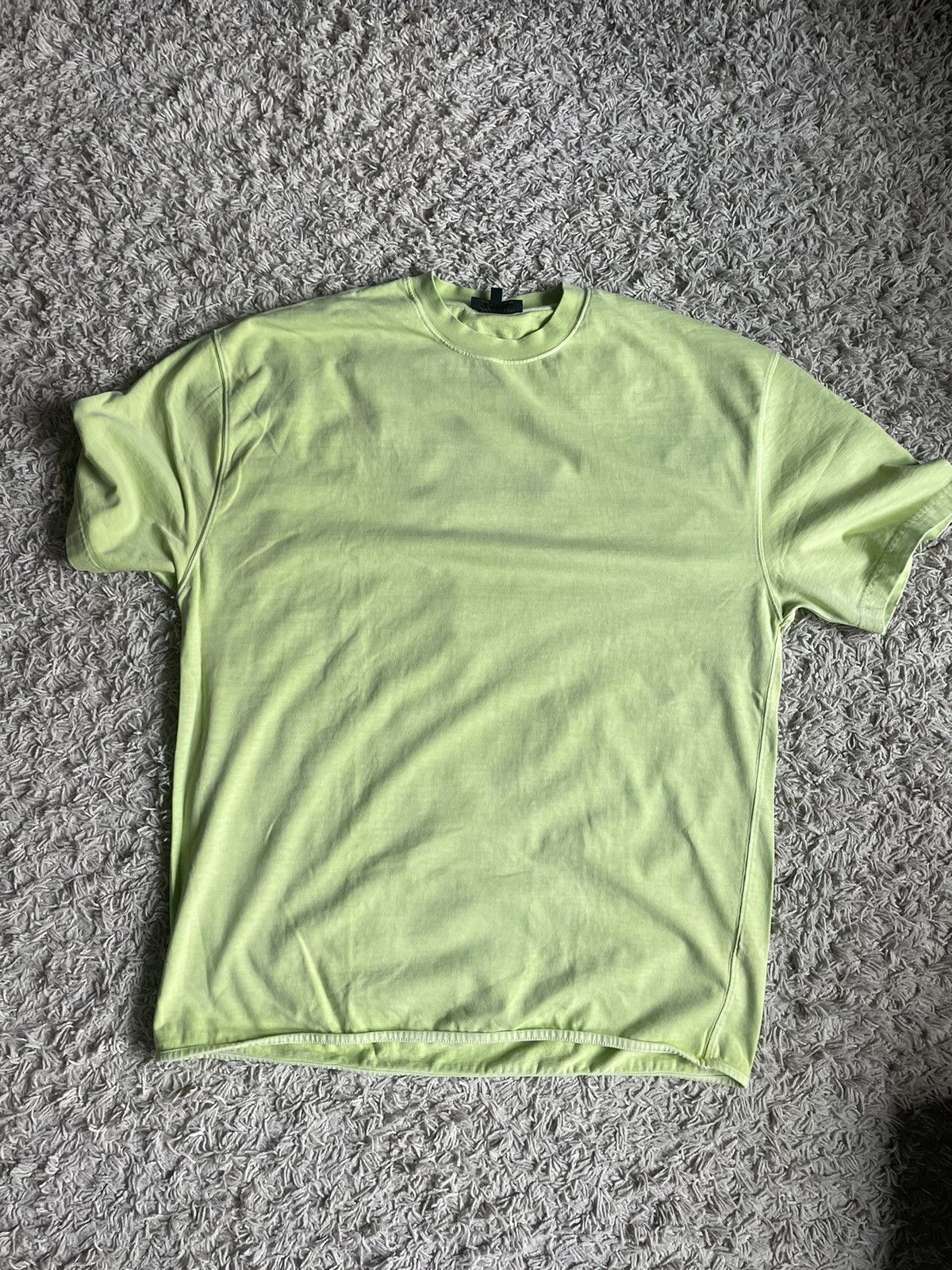 Image of Yeezy Season 3 Neon Green Tshirt, Men's (Size XL)