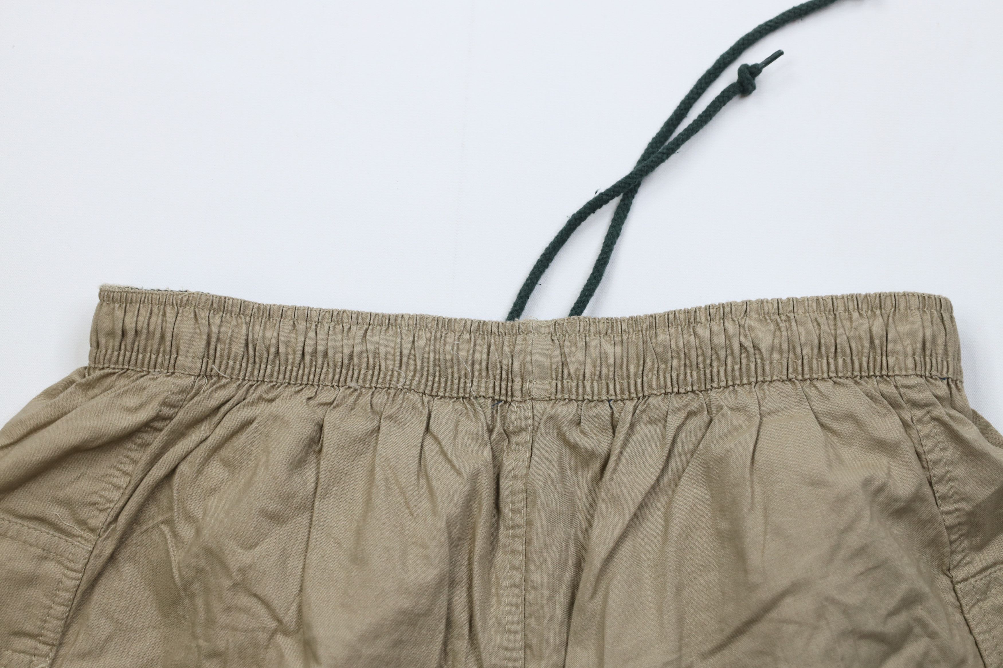 Vintage Vintage 90s Streetwear Lined Above Knee Cargo Shorts Brown Size US 34 / EU 50 - 7 Thumbnail