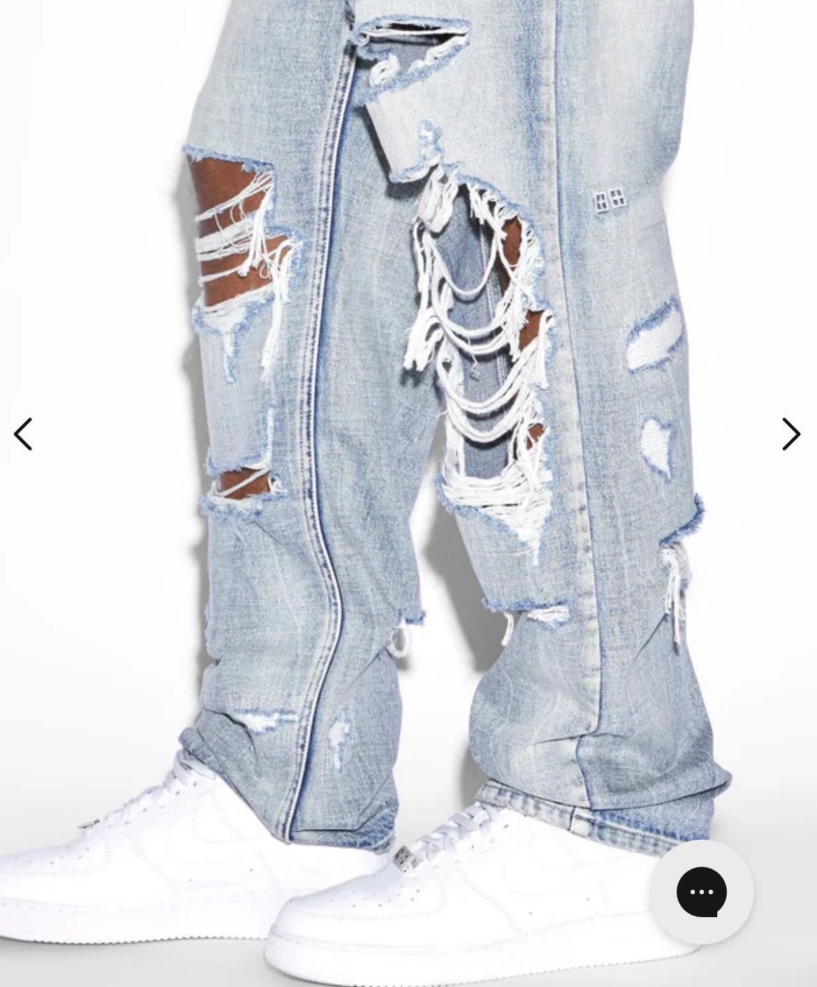 Ksubi Ksubi Anti K Punk Blue Shred Size US 33 - 2 Thumbnail