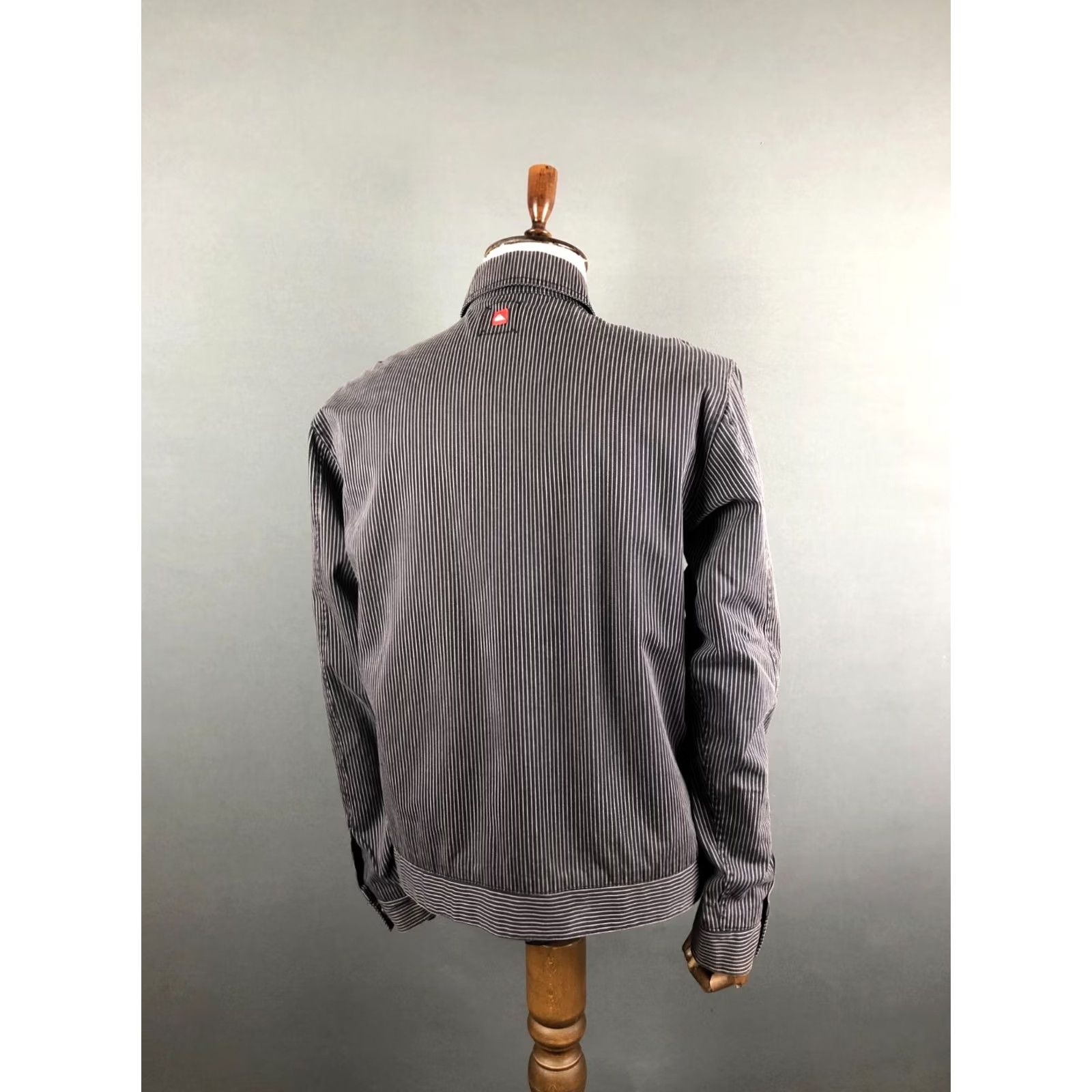 Quiksilver Quiksilver Mens Full Zip Jacket Black Cotton Striped Hooded? Size US M / EU 48-50 / 2 - 3 Thumbnail