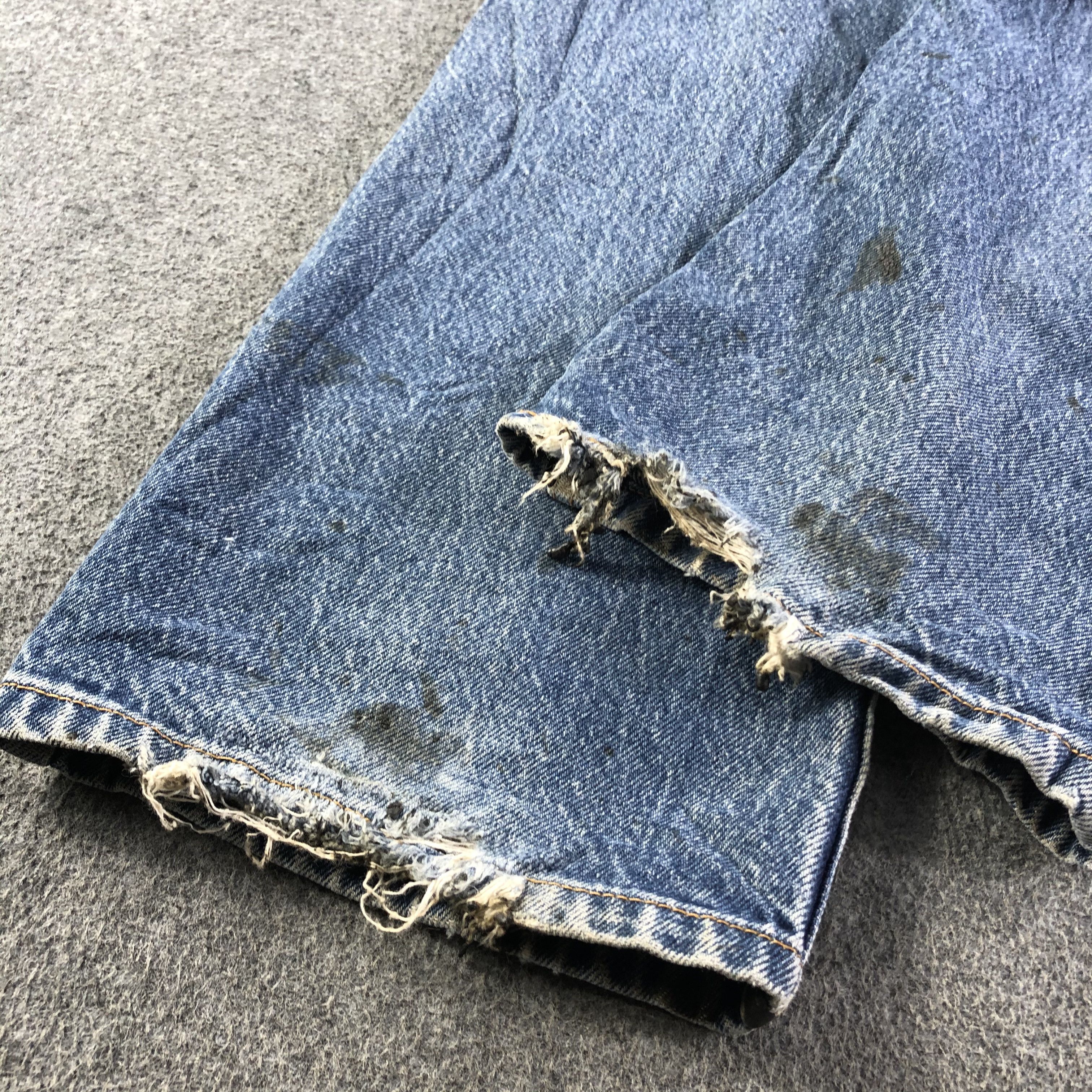 Levi's Vintage Blue Wash Levis 505 Jeans-J3270 Size US 34 / EU 50 - 6 Thumbnail