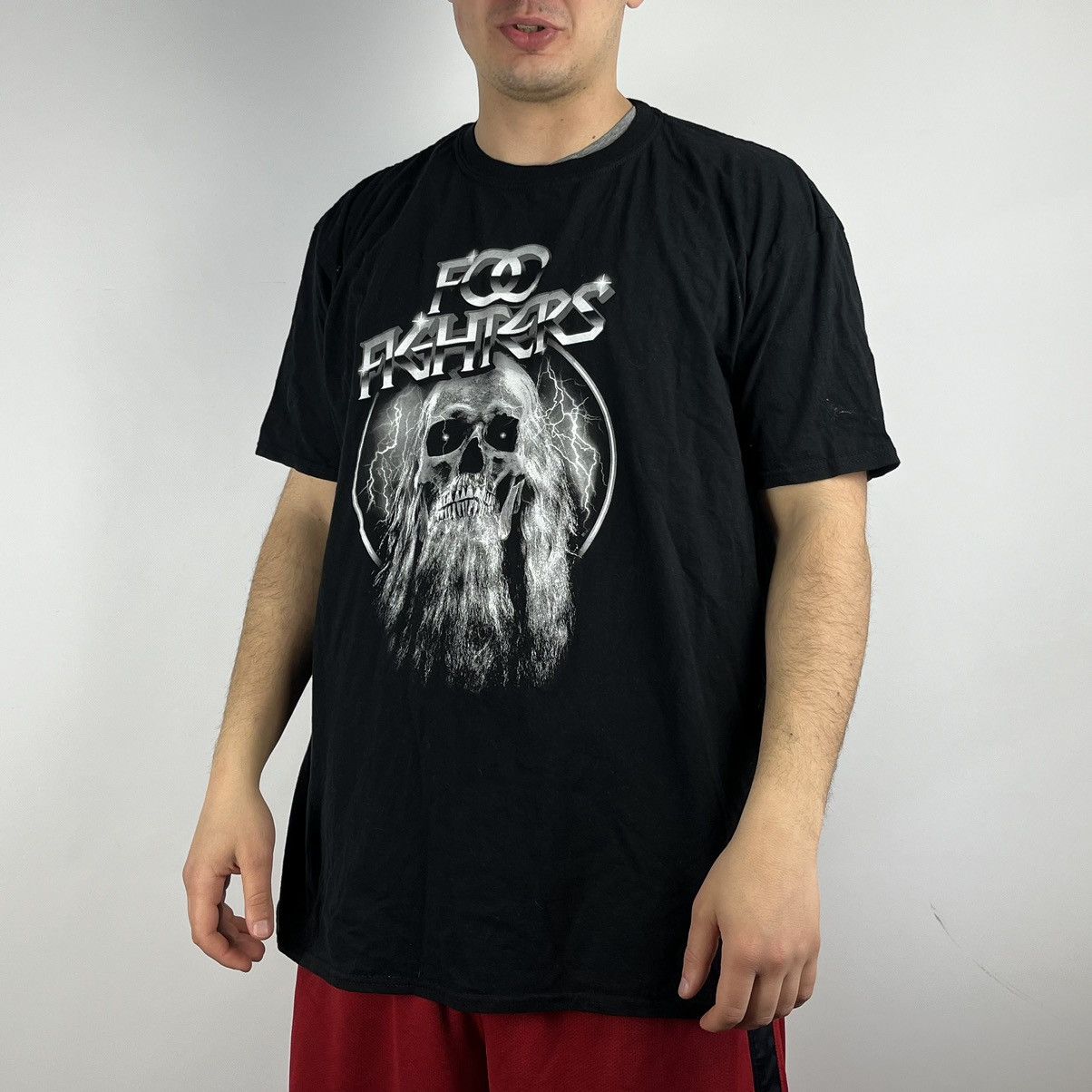 Band Tees Foo fighters Tshirt skull thunder size XXLarge Size US XXL / EU 58 / 5 - 1 Thumbnail