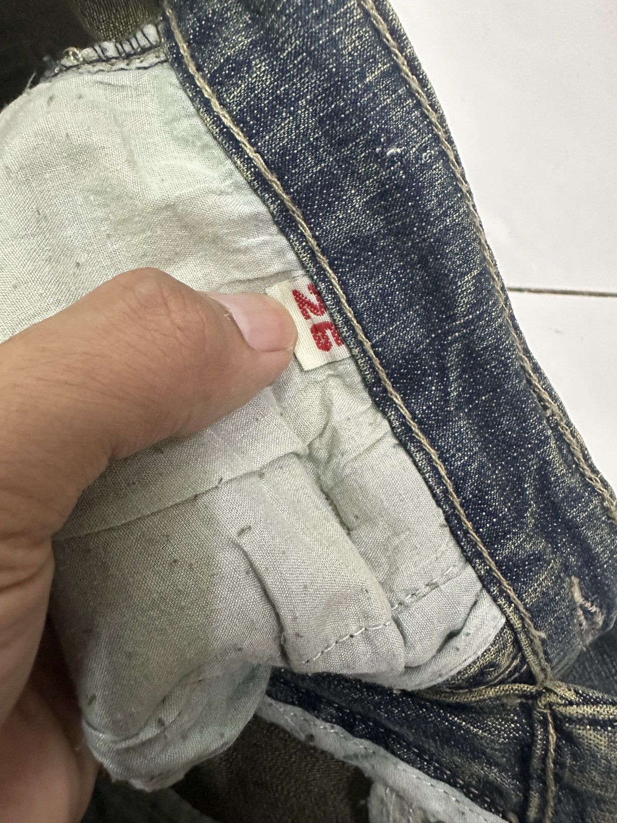 Japanese Brand × Vintage HAPHAZARD JEANS Distressed Jeans Size US 26 / EU 42 - 10 Thumbnail