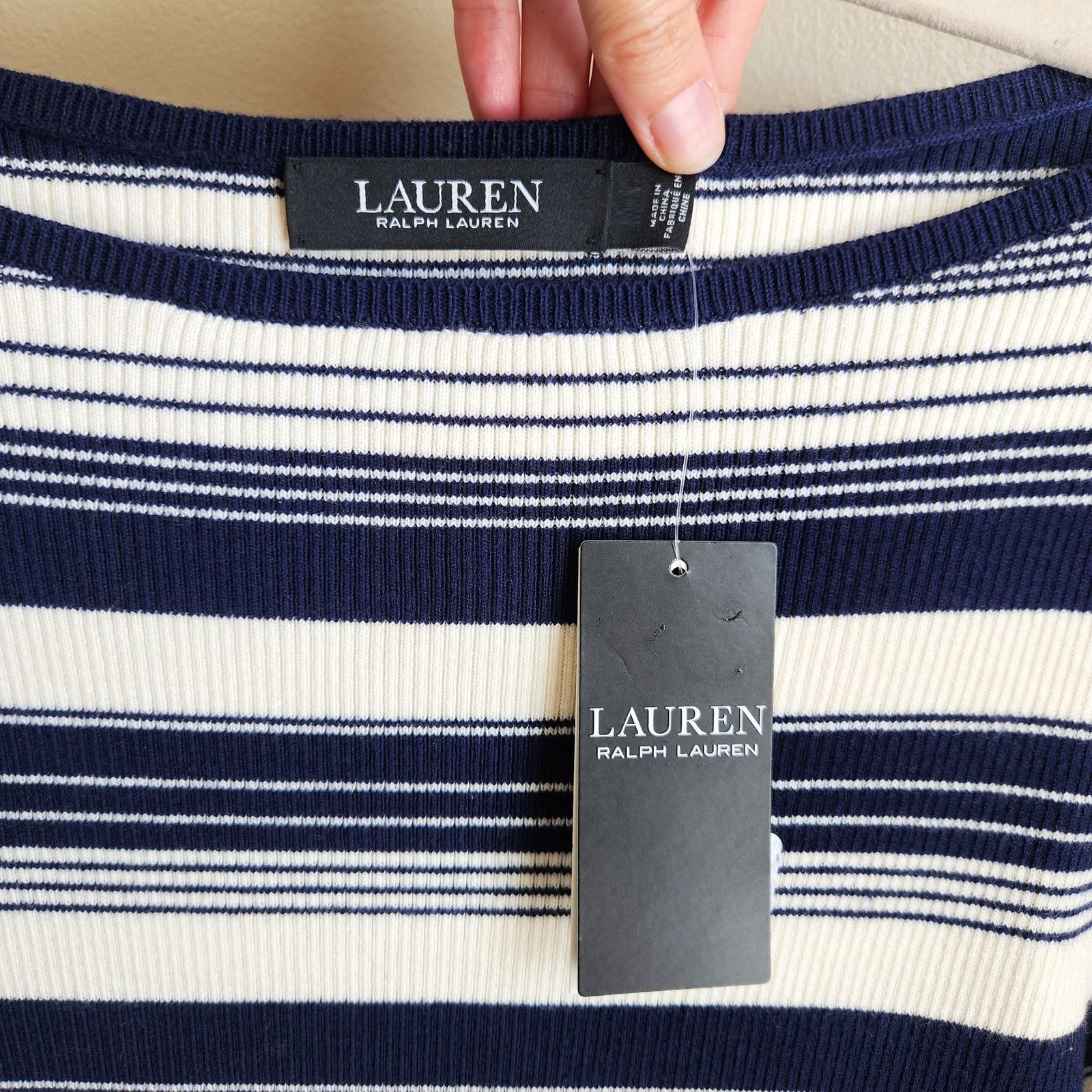Lauren Ralph Lauren Ralph Lauren Women Casual Knit Ribbed Sweater Size XXL Size XXL / US 16-18 / IT 52-54 - 3 Thumbnail