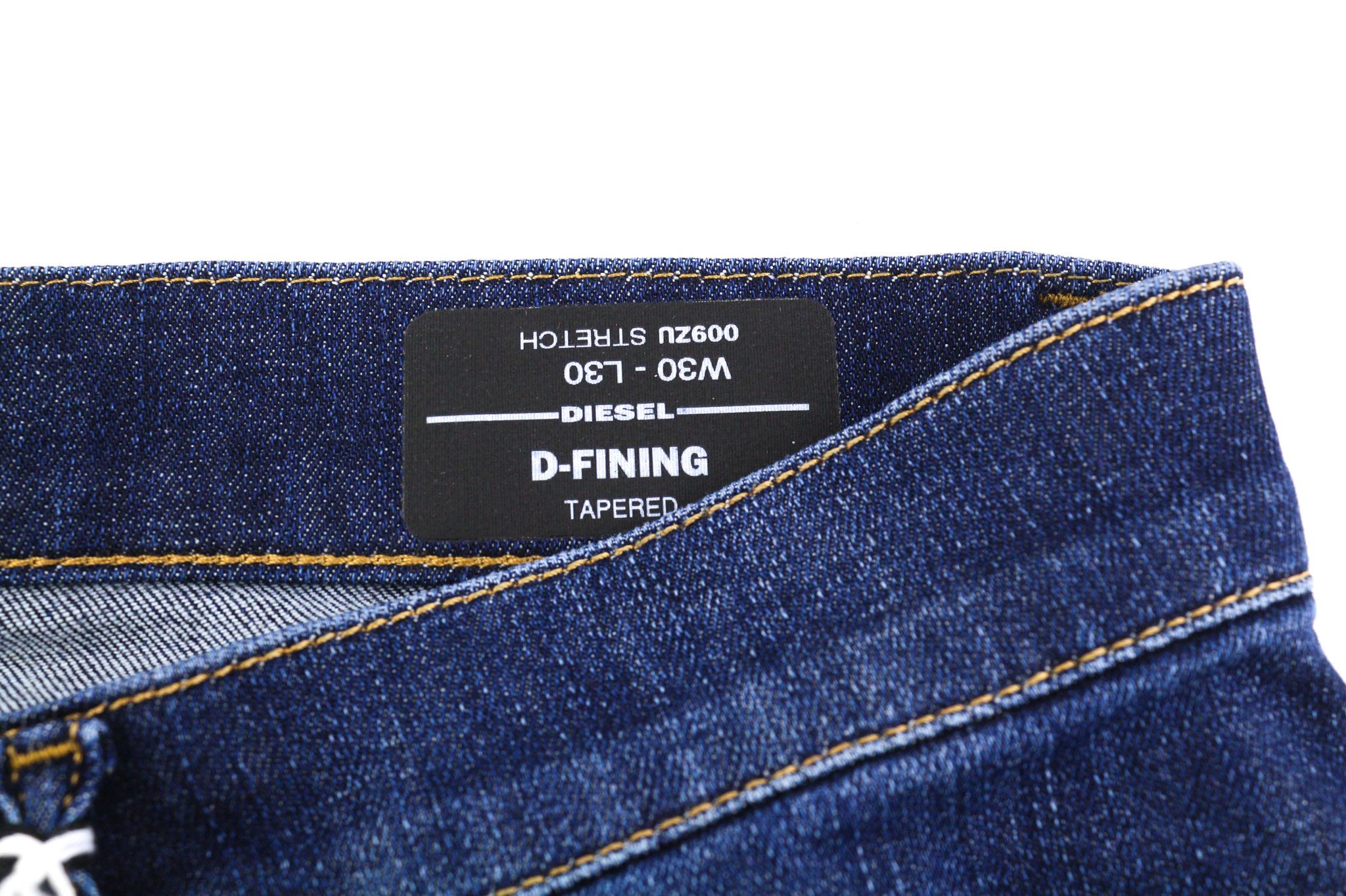 Diesel D-FINING 009ZU W30/L30 Stretch Washed Blue 40406 Size US 30 / EU 46 - 7 Thumbnail