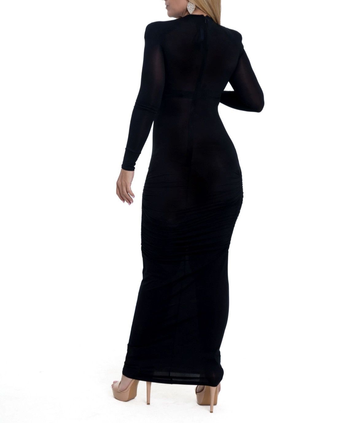 Versace Long Versace dress with rhinestones and a fitted design. Size XS / US 0-2 / IT 36-38 - 7 Thumbnail