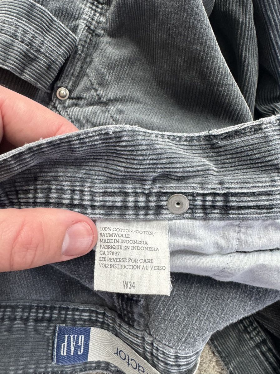 Gap Vintage Gap Corduroy Carpenter Shorts Size US 34 / EU 50 - 5 Thumbnail