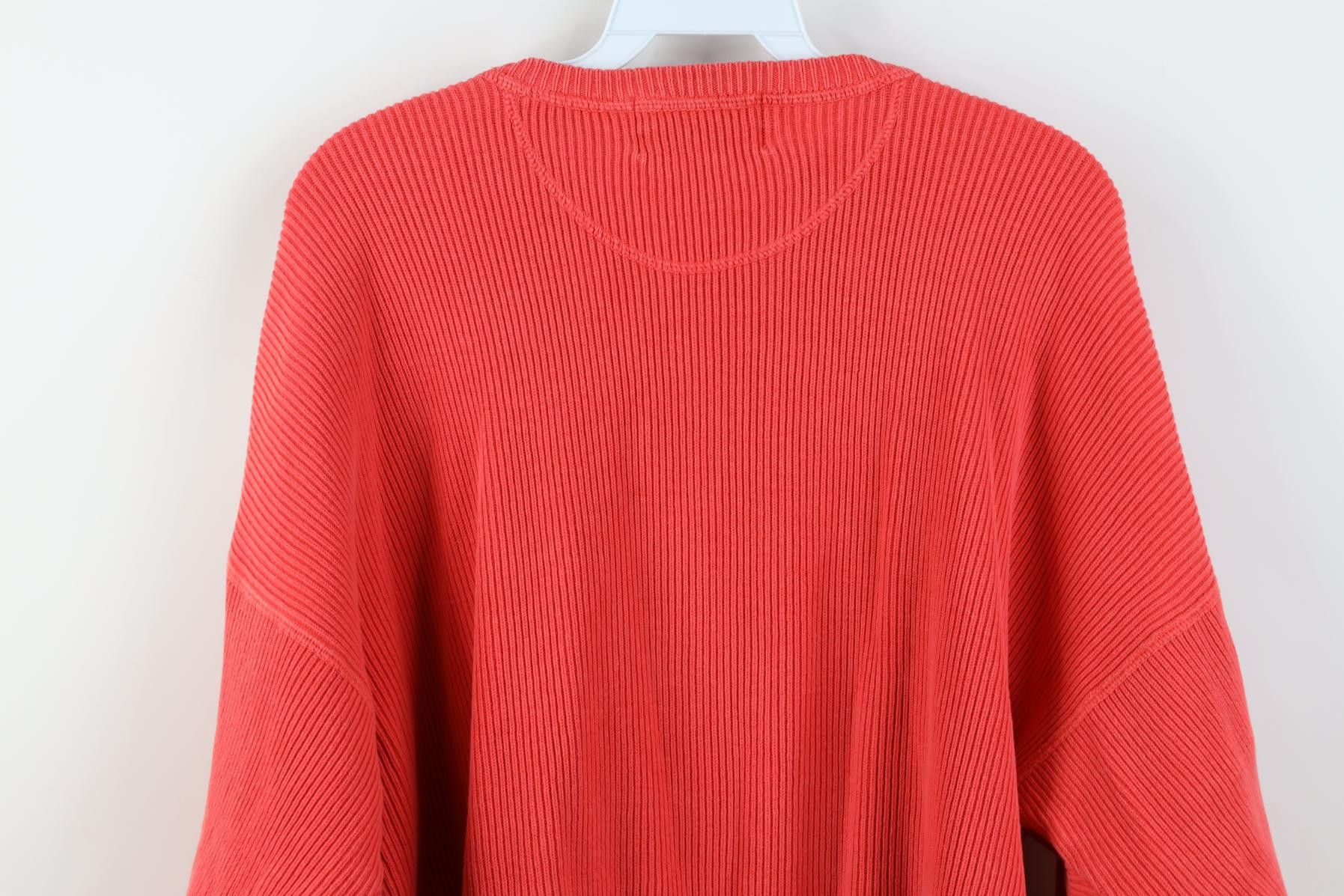 Vintage Vintage 90s Streetwear Chunky Ribbed Knit Sweater Cotton Size US L / EU 52-54 / 3 - 10 Thumbnail