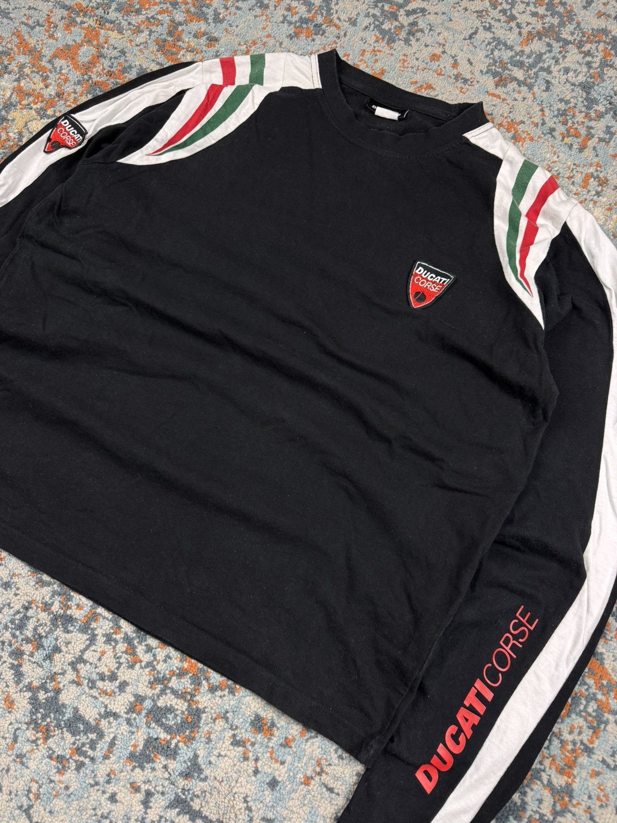 Ducati Vintage Y2K Ducati corse racing style boxy long sleeve tee Size US M / EU 48-50 / 2 - 5 Thumbnail
