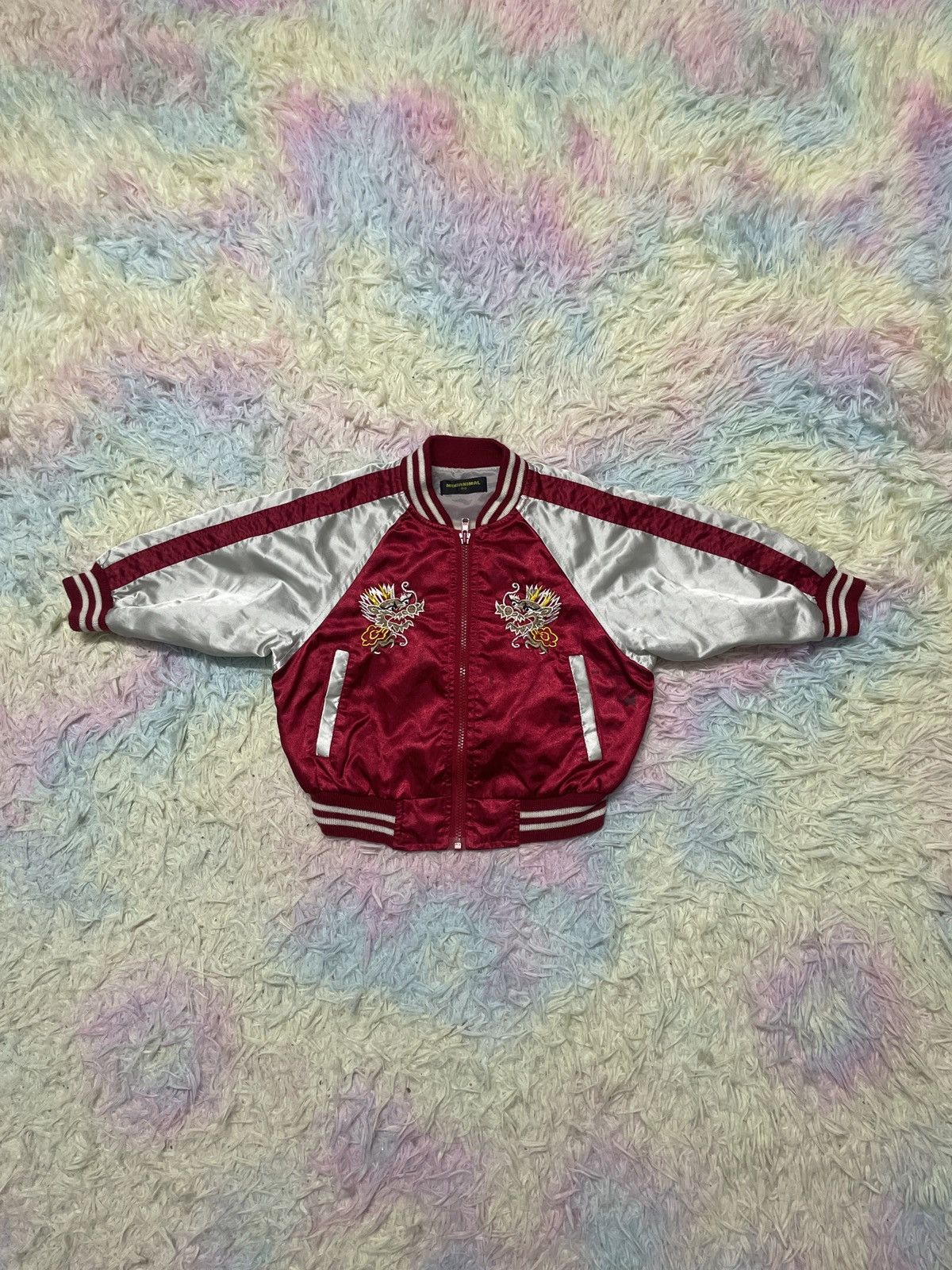 Japanese Brand Kids sukajan dragon jacket Size US XXS / EU 40 - 1 Thumbnail