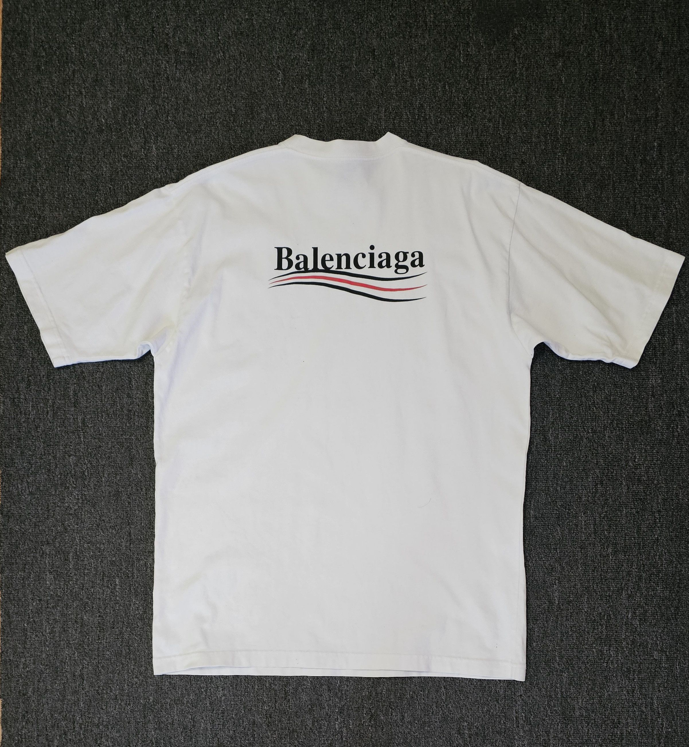 Balenciaga Balenciaga Men's White Oversized T-Shirt XXS Size US XXS / EU 40 - 4 Thumbnail