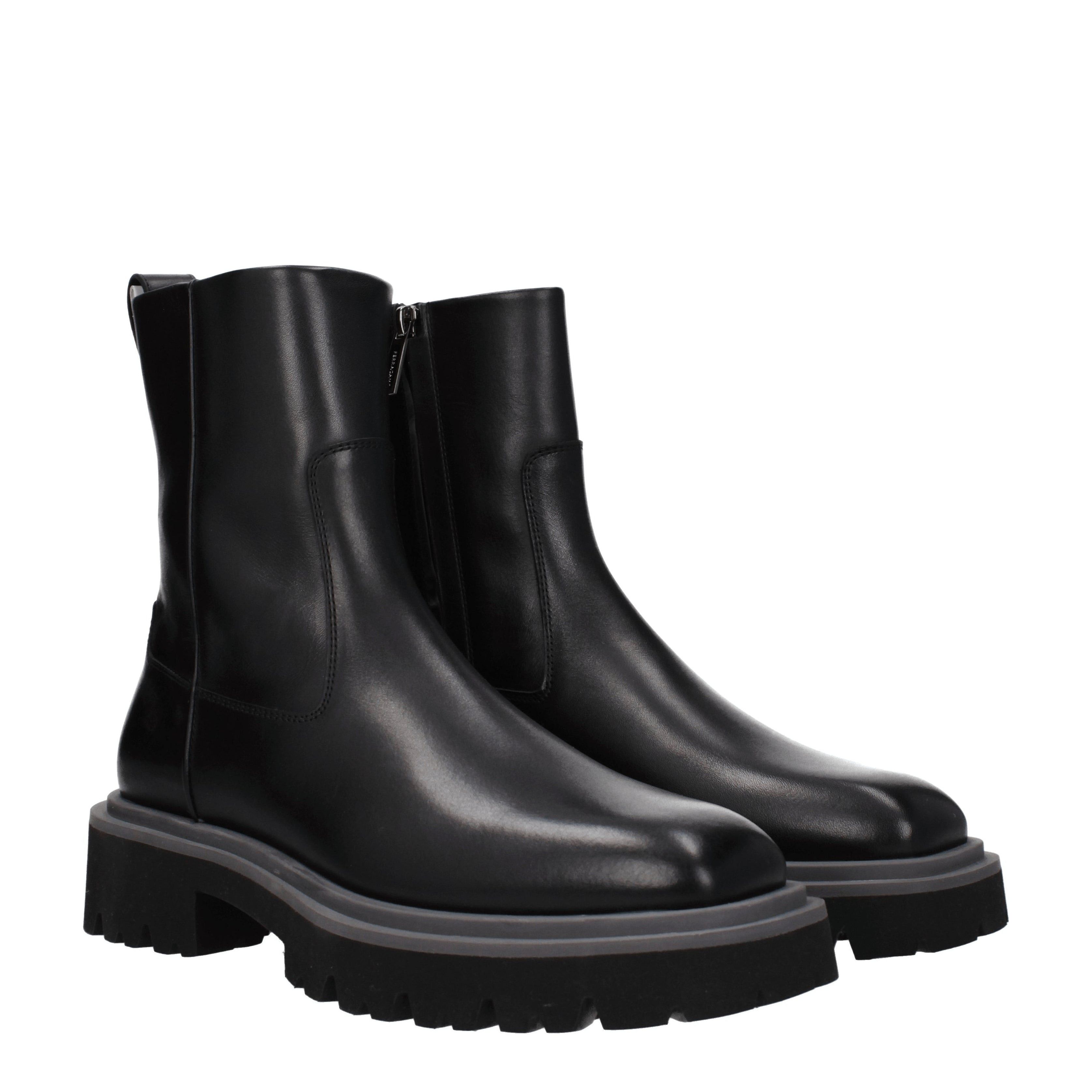 Salvatore Ferragamo Men's Boots in Leather Size US 8 / EU 41 - 1 Thumbnail