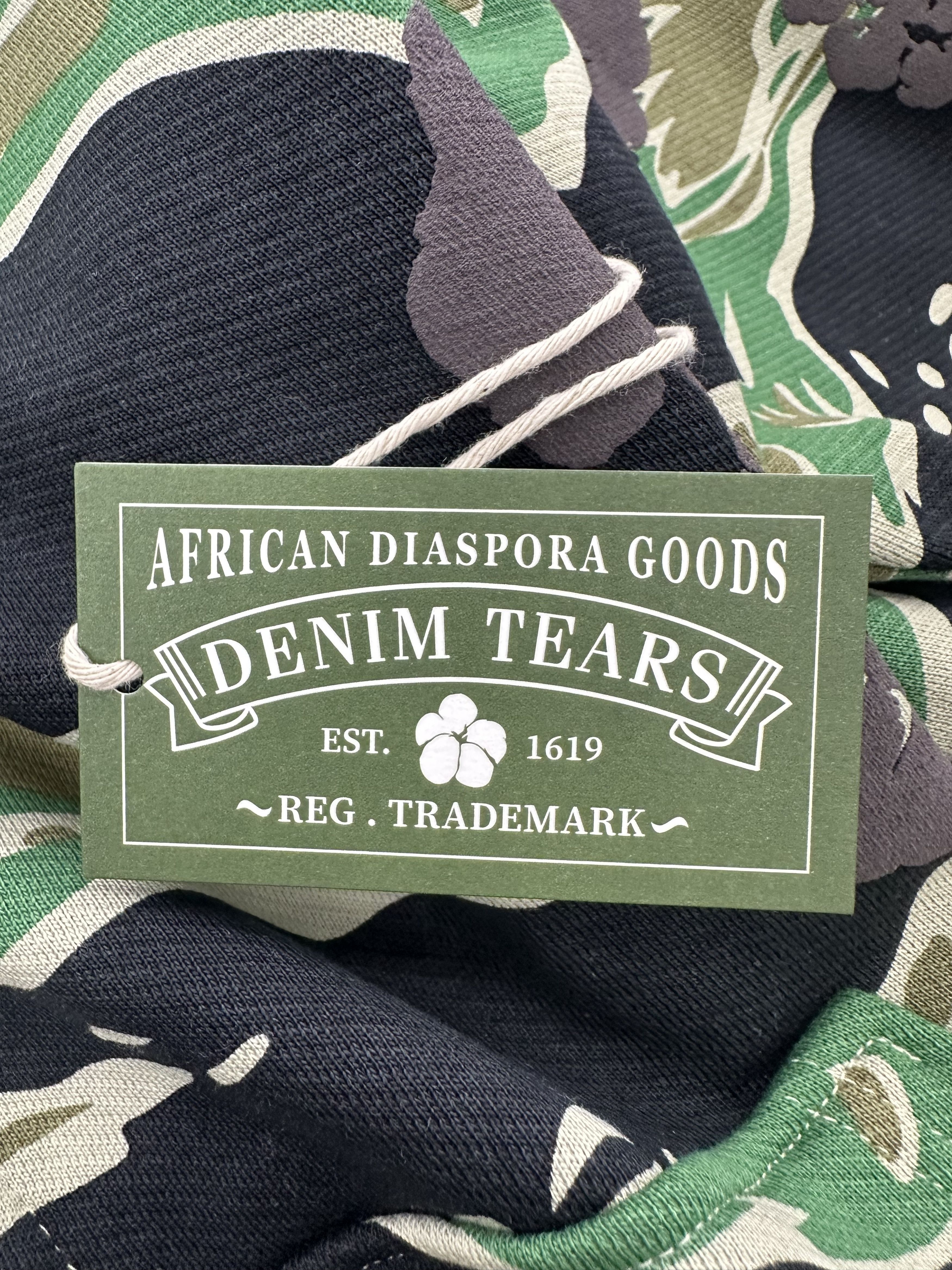 DENIM TEARS Denim Tears Camouflage Zip Up Hoodie Green Size US M / EU 48-50 / 2 - 8 Thumbnail