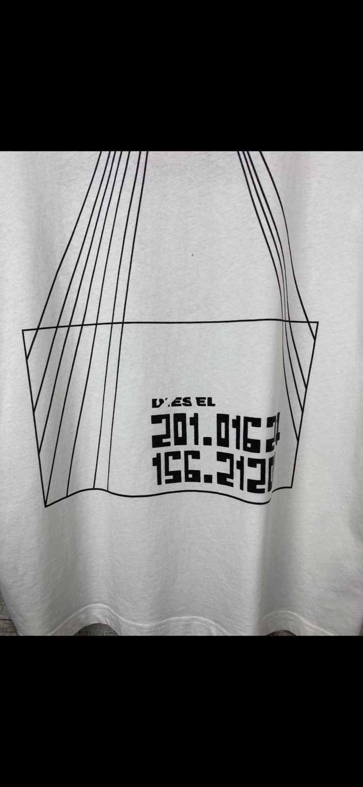 Diesel Mens Vintage Diesel Big Logo Avant Garde T Shirt Tee Size US M / EU 48-50 / 2 - 9 Thumbnail