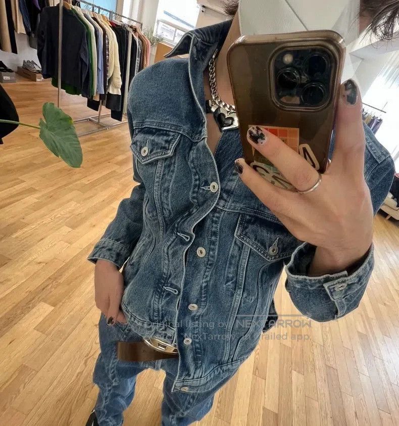 Y/Project Y/Project Size M Twisted denim jacket with steel wire Size US M / EU 48-50 / 2 - 1 Thumbnail