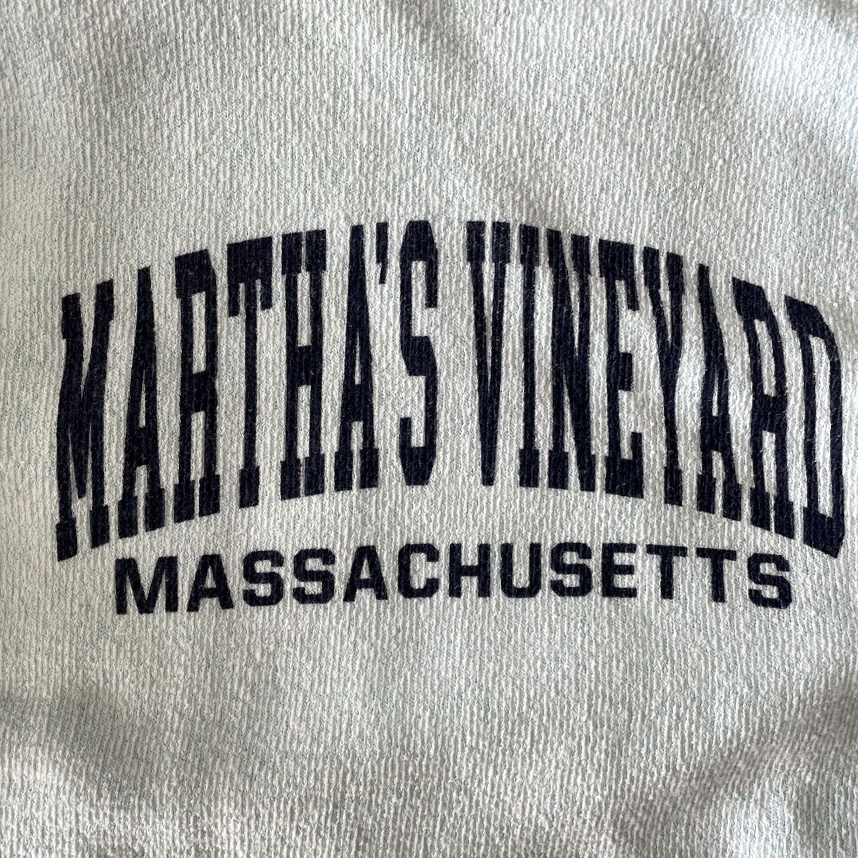 Vintage VINTAGE Martha's Vineyard Sweatshirt Womens L Light Blue Terry Massachusetts USA Size L / US 10 / IT 46 - 2 Thumbnail