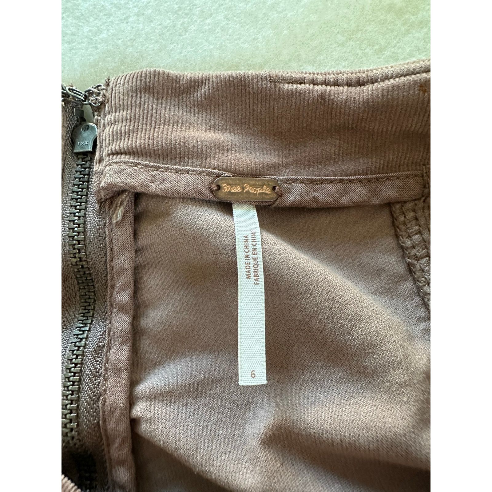 Free People Free People Modern Femme Corduroy Brown Mini Skirt Size 6 Size 28" / US 6 / IT 42 - 3 Thumbnail