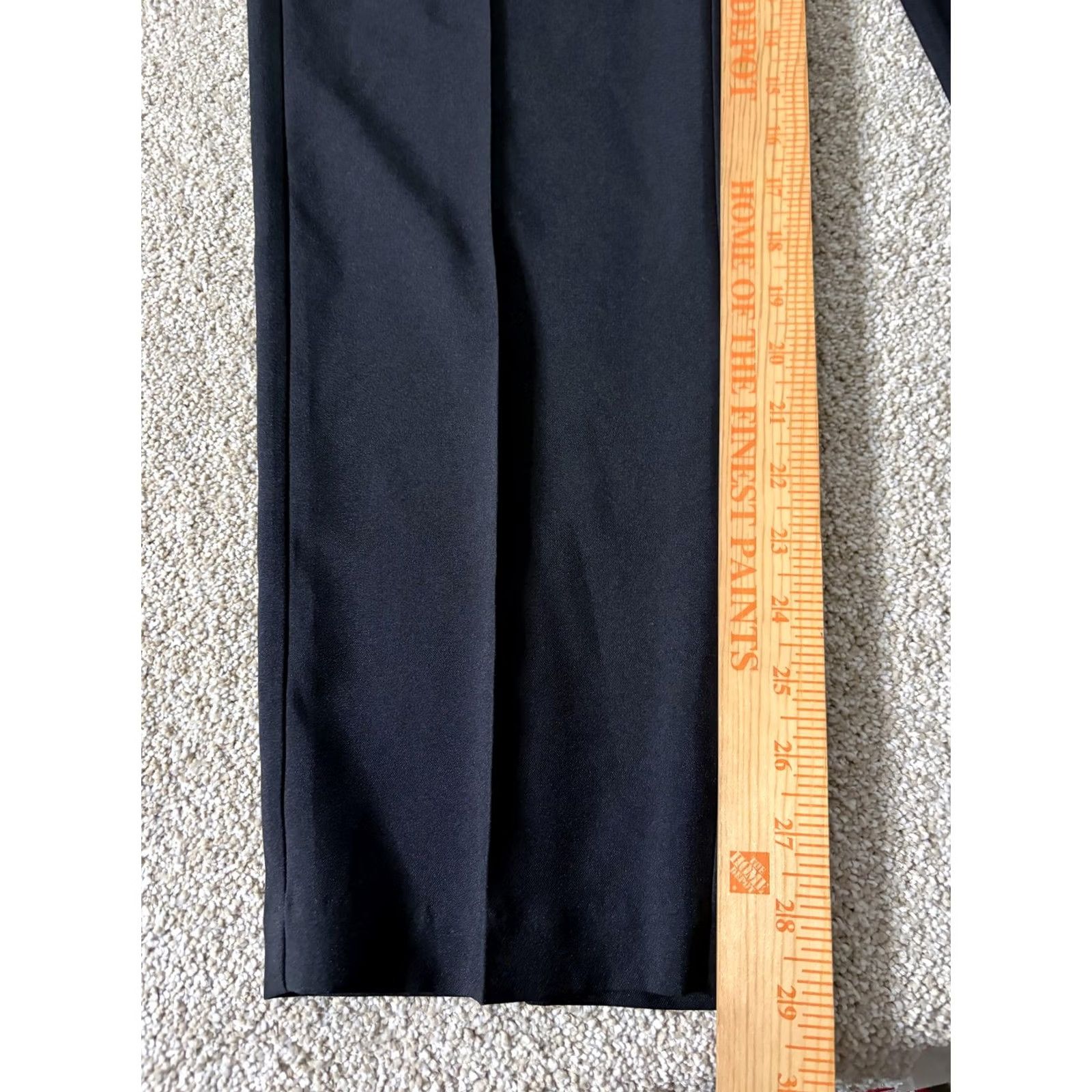 Vintage Louis Raphael Pants Mens 32x30 Black Premium Stretch Slim Fit Dress Slacks Size US 32 / EU 48 - 2 Thumbnail