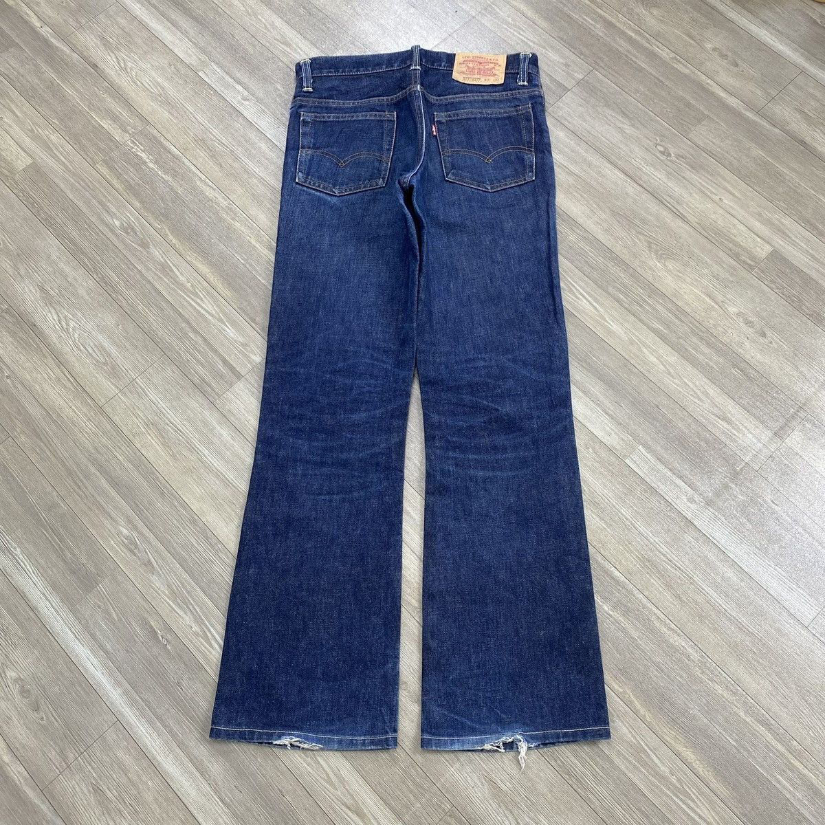 Levi's Vintage Clothing 1990s Vintage Levis 517 Bell Button Bootcut Flared Jeans Size US 31 - 22 Thumbnail