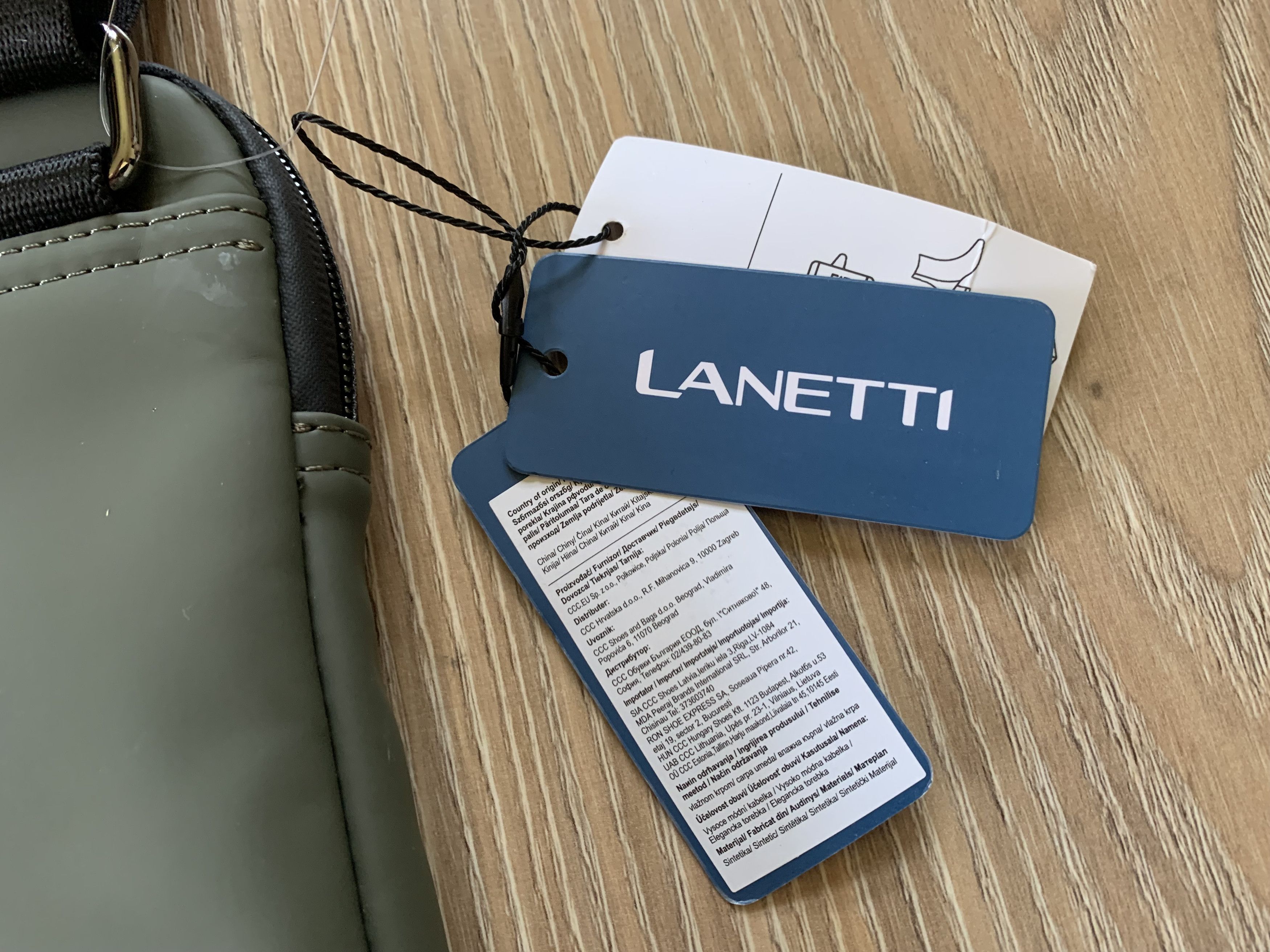 Other Lanetti Thin Khaki Dark Grey Sling Bag Messenger Size ONE SIZE - 8 Thumbnail