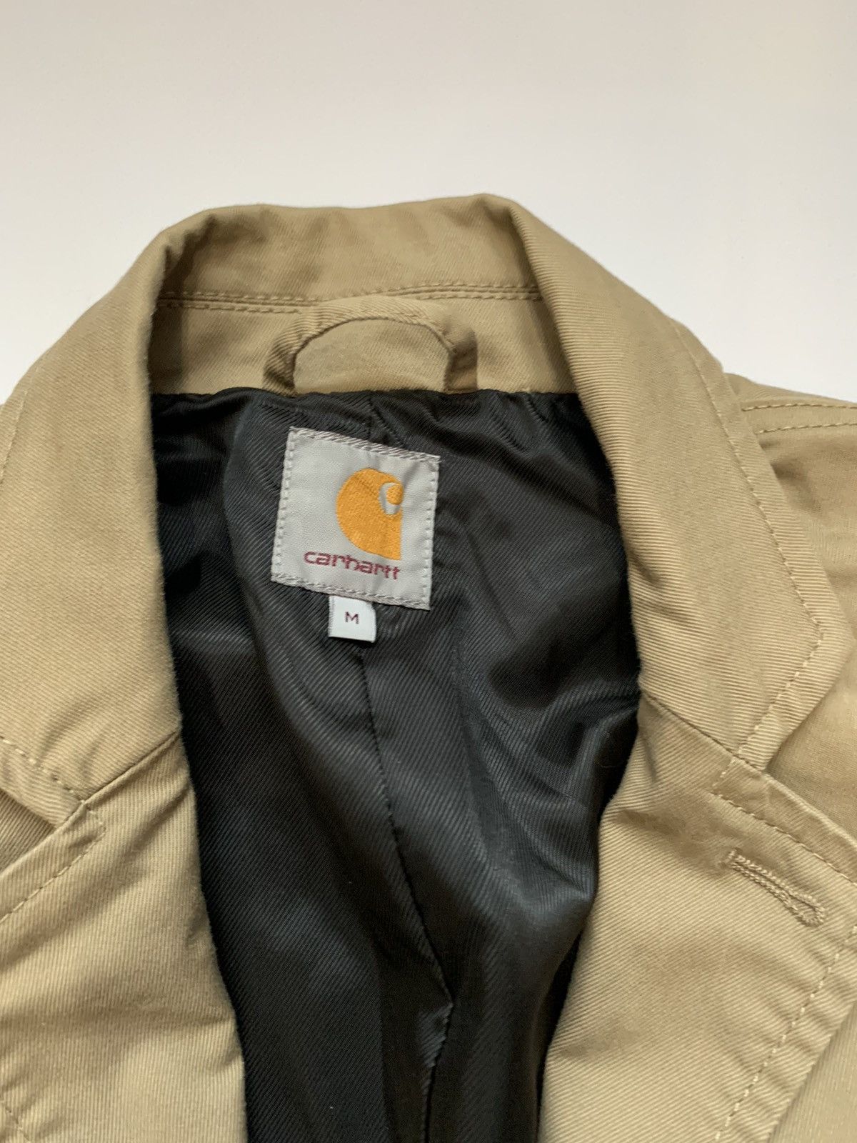 Carhartt × Vintage Vintage Carhartt Blazer Jacket Beige Detroit Size US M / EU 48-50 / 2 - 4 Thumbnail